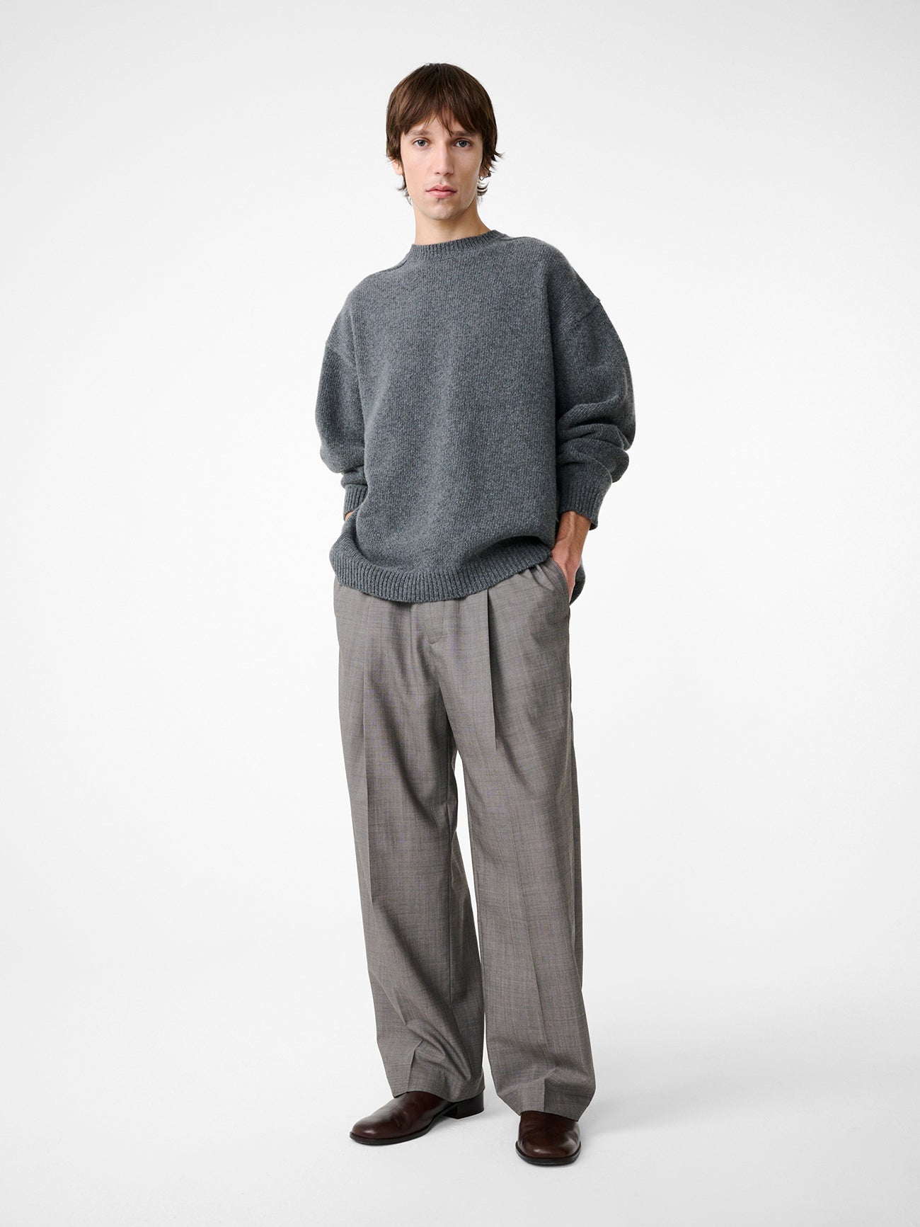 Hemyl Knit in Granite - Studio Nicholson