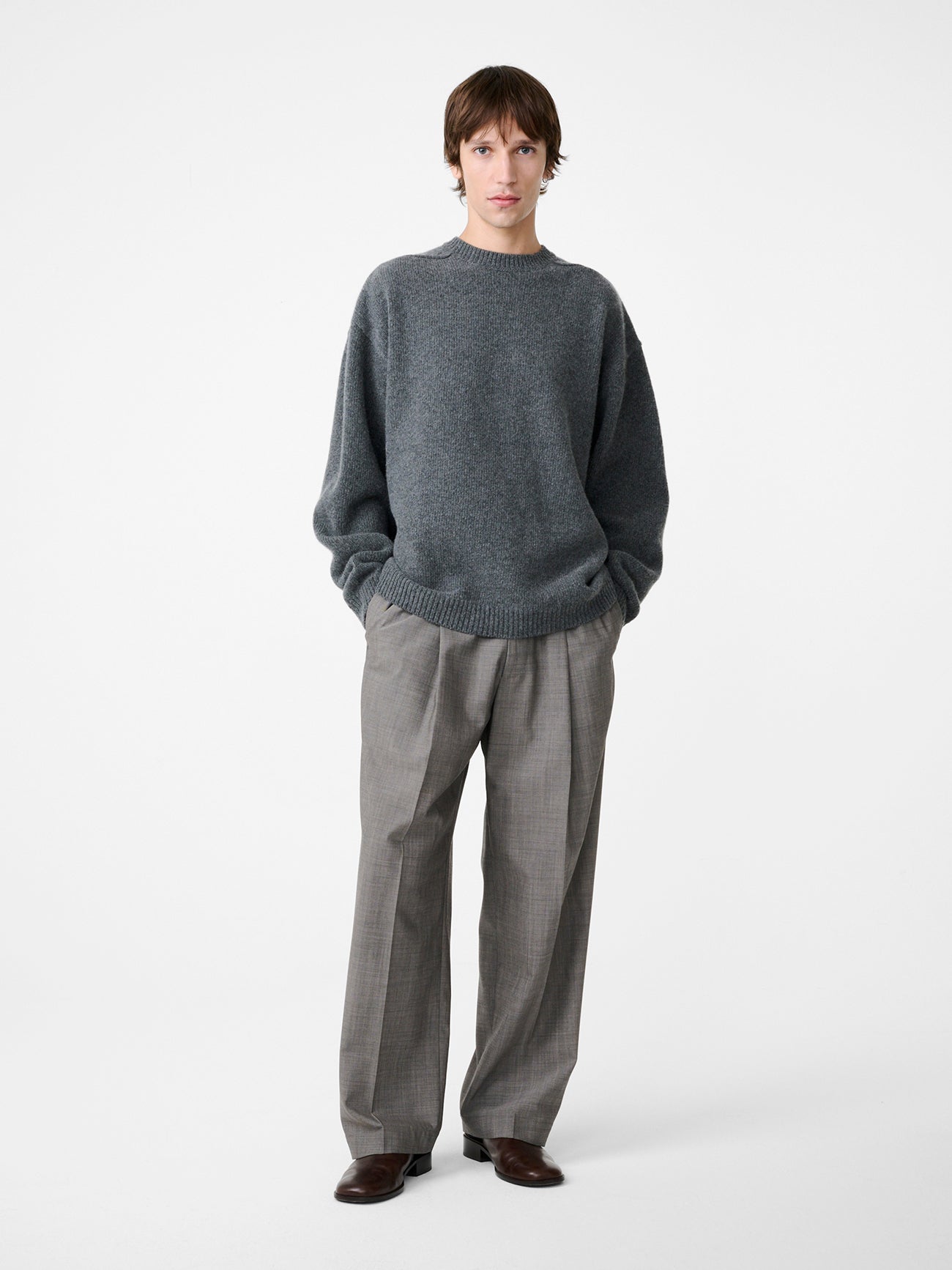 Hemyl Knit in Granite - Studio Nicholson