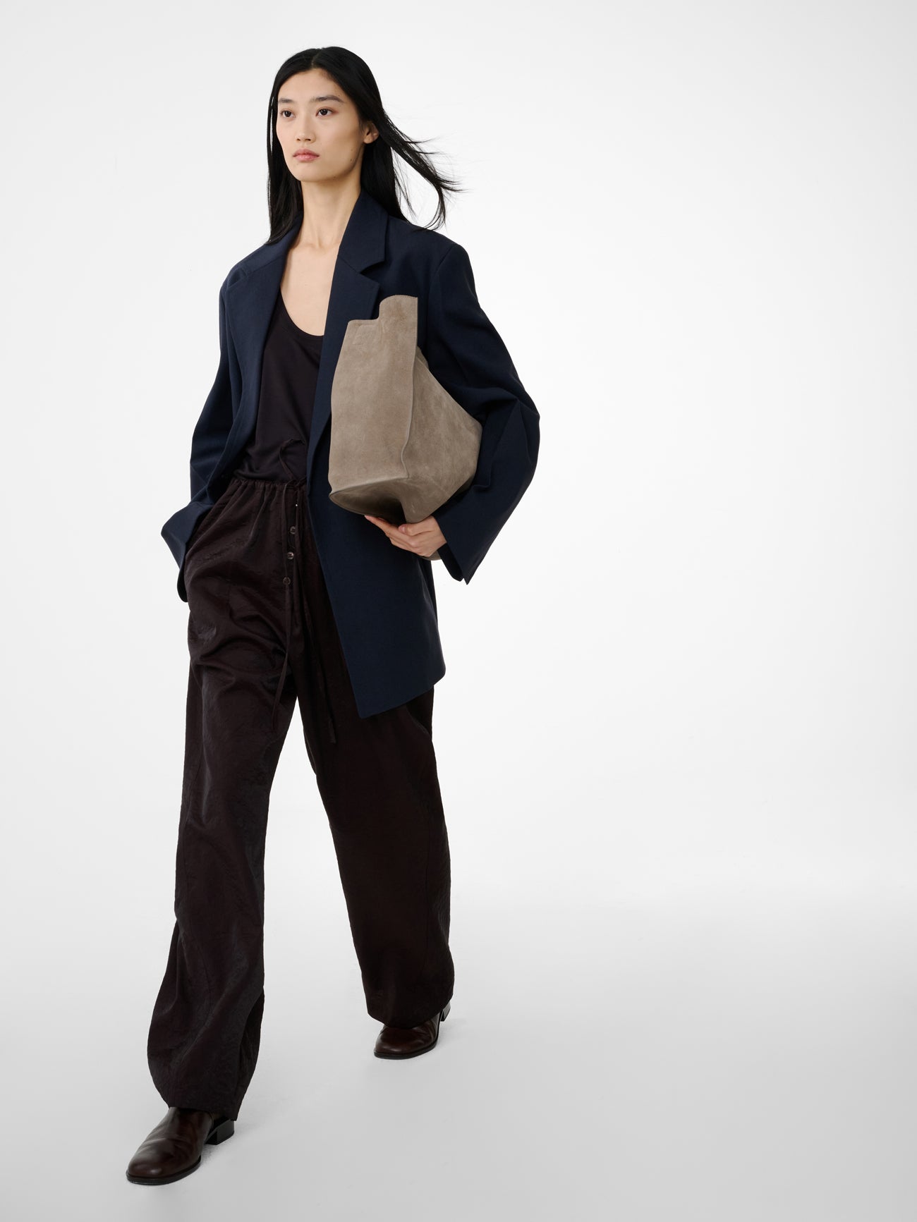 Hera Pant in Cocoa