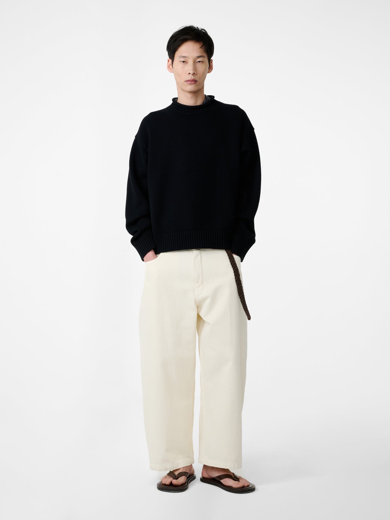Hirst Knit in Black - Studio Nicholson