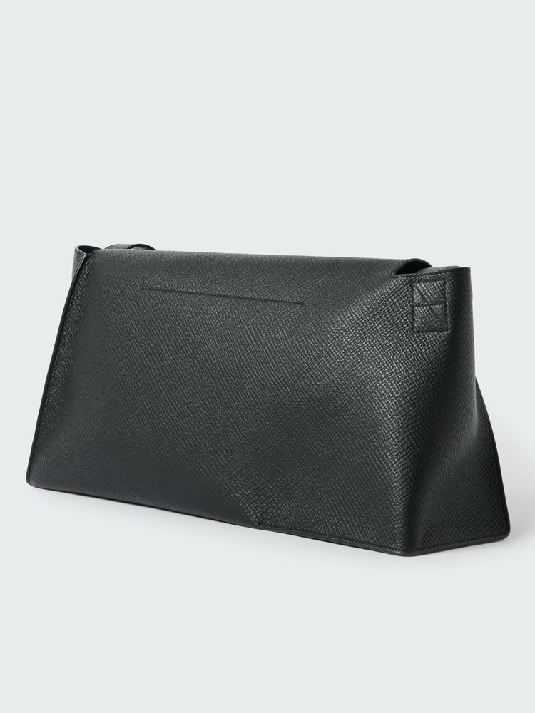 Shiboru Leather Bag in Black