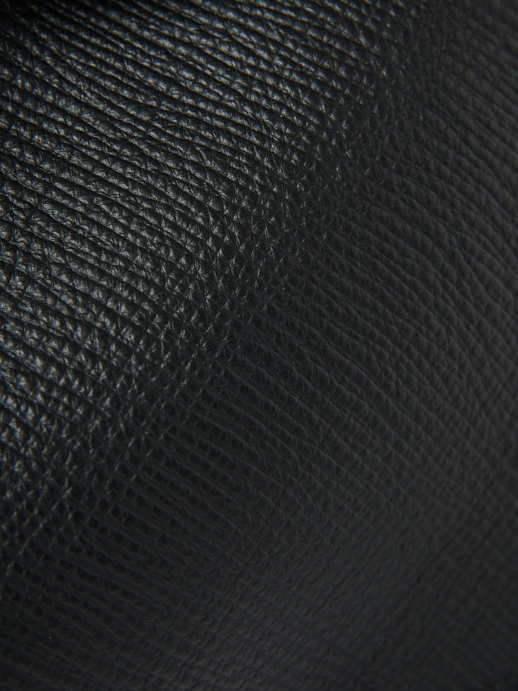 Shiboru Leather Bag in Black