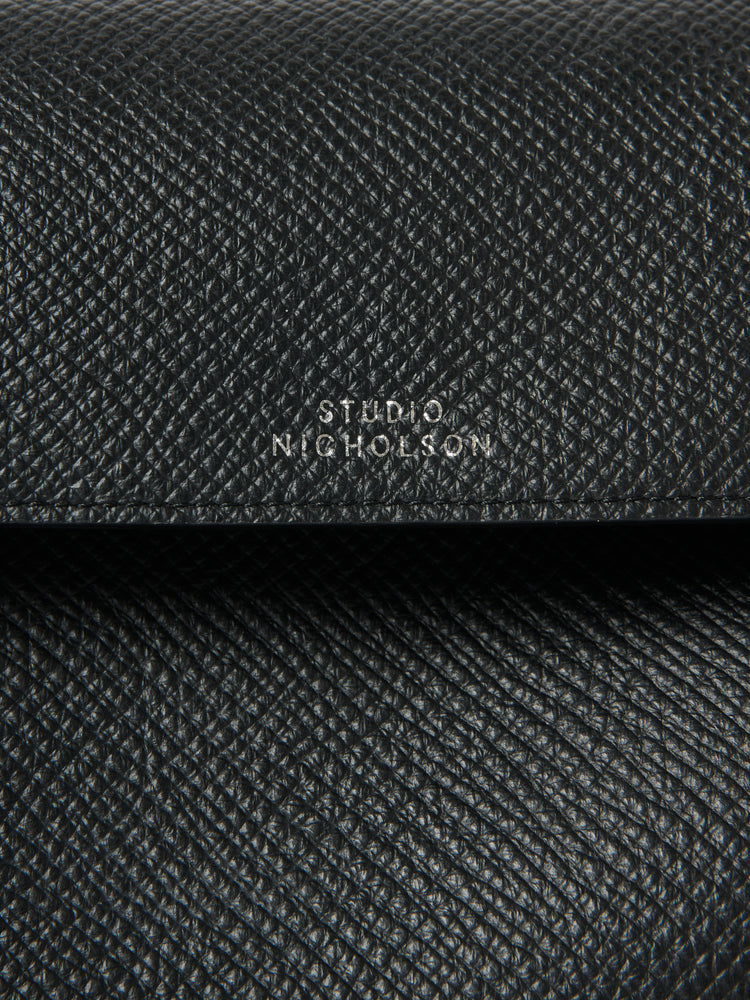 Shiboru Leather Bag in Black