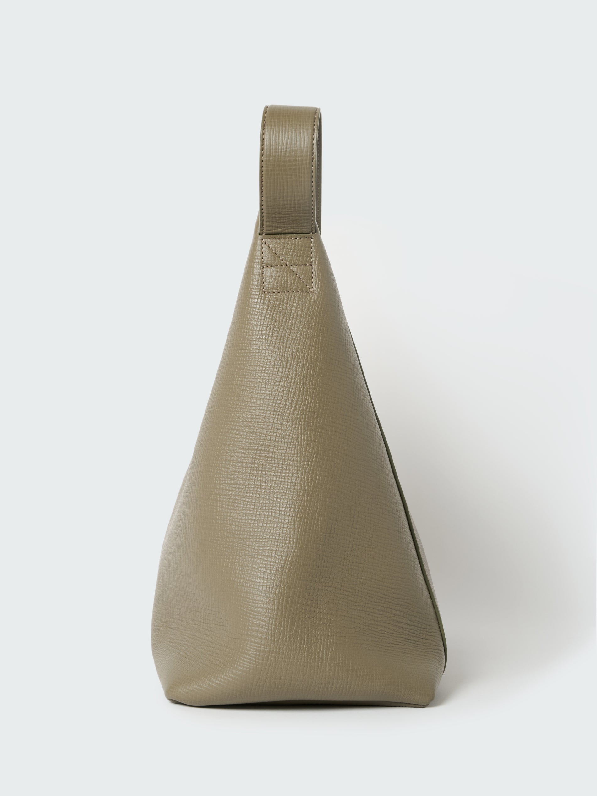 Hobo Type 1 Leather Bag in Elephant - Studio Nicholson