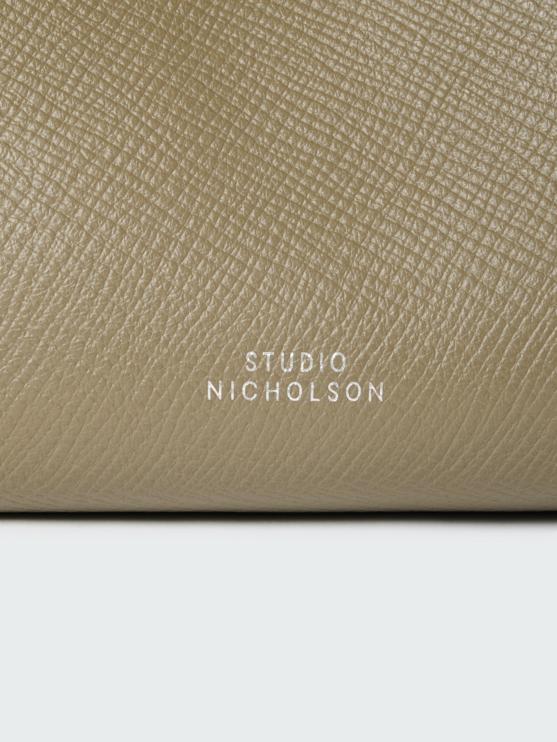 Hobo Type 1 Leather Bag in Elephant - Studio Nicholson