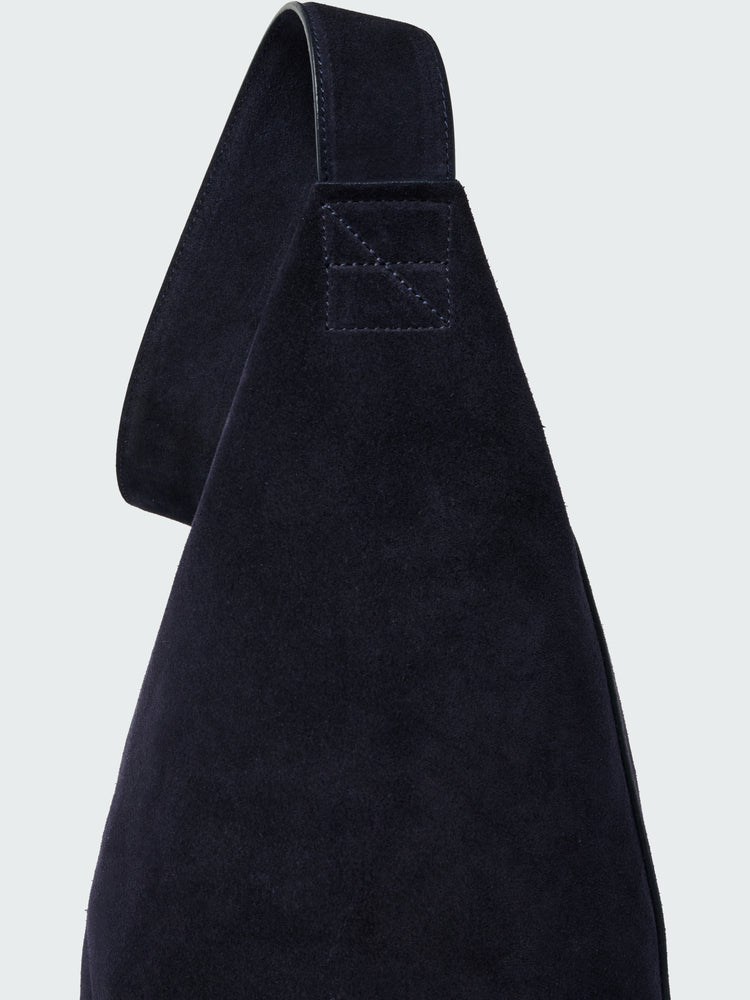Hobo Type 1 Suede Bag in Darkest Navy