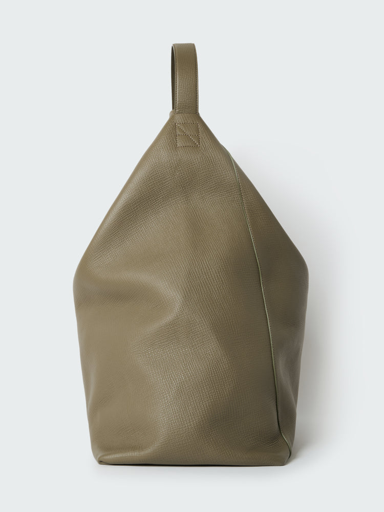 Hobo Type 2 Leather Bag in Elephant