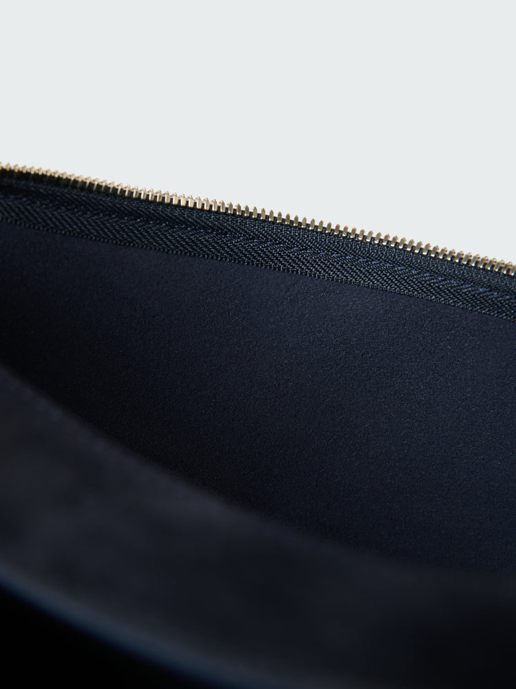 Hobo Type 2 Suede Bag in Darkest Navy