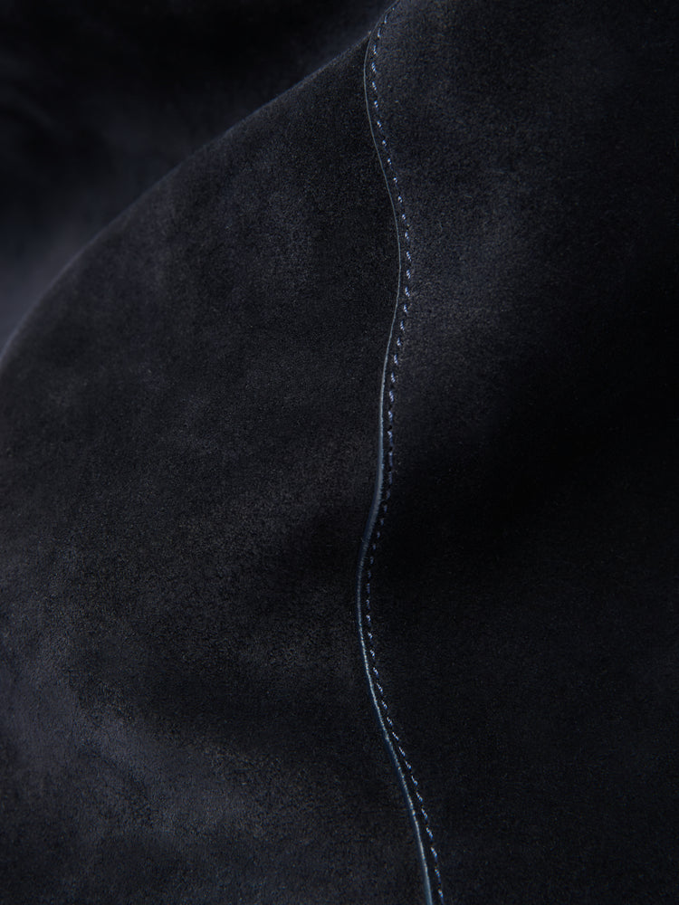 Hobo Type 2 Suede Bag in Darkest Navy