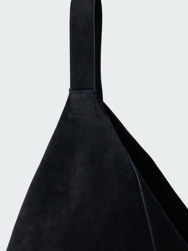 Hobo Type 2 Suede Bag in Darkest Navy
