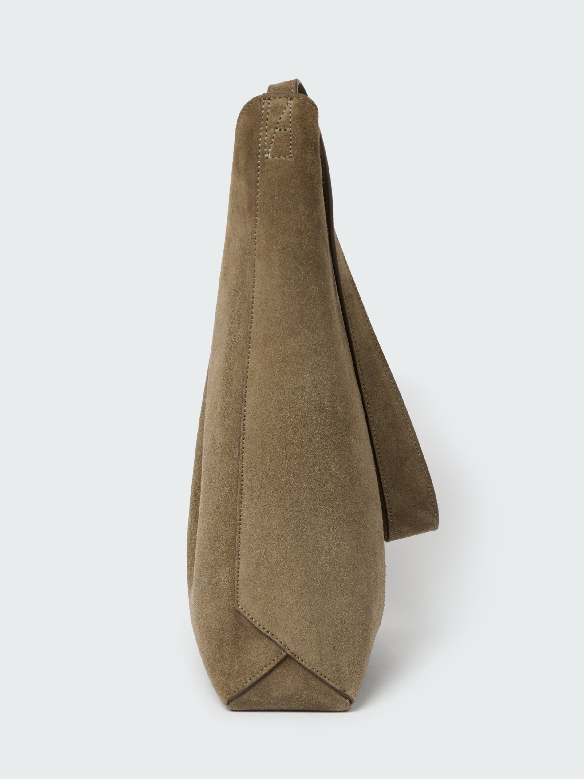 Hoho Suede Bag in Olive