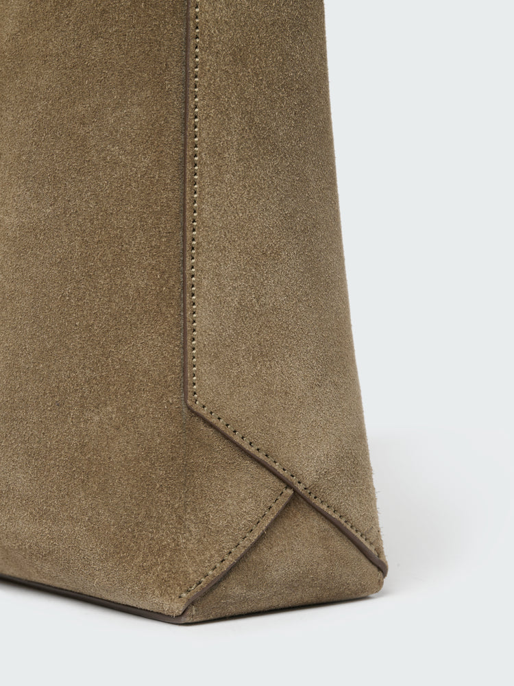 Hoho Suede Bag in Olive