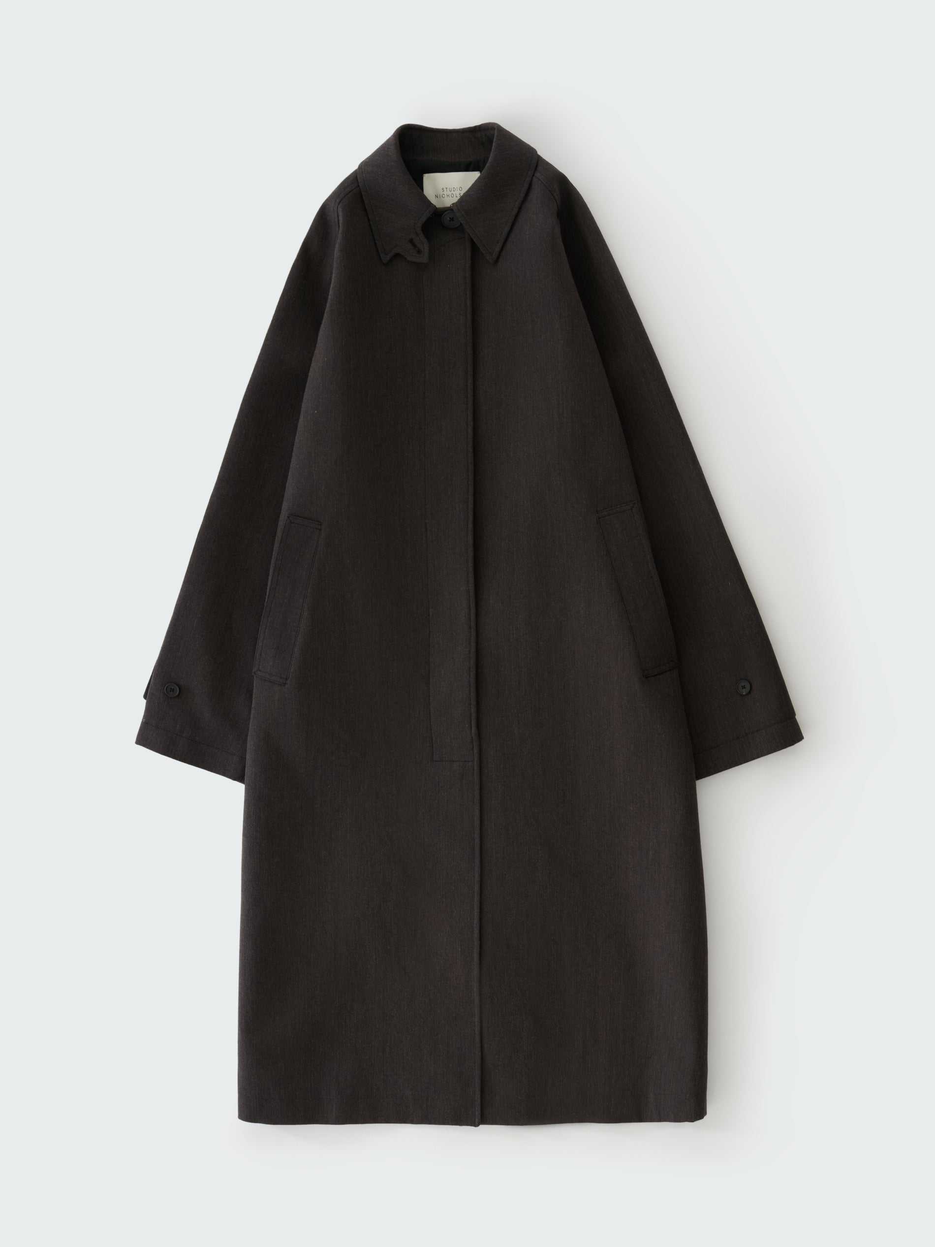 Holin Trench Coat in Brown Marl