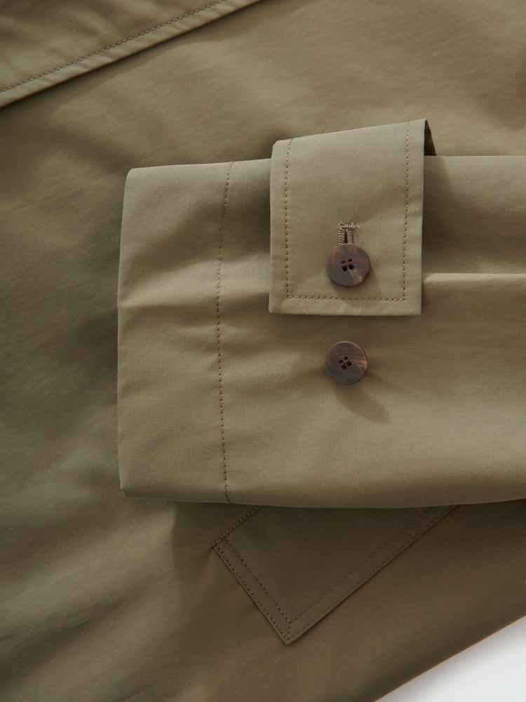 Holin Technical Cotton Coat in Dark Dusk - Studio Nicholson