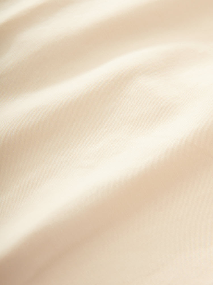 Holin Coated Cotton Coat in Linen