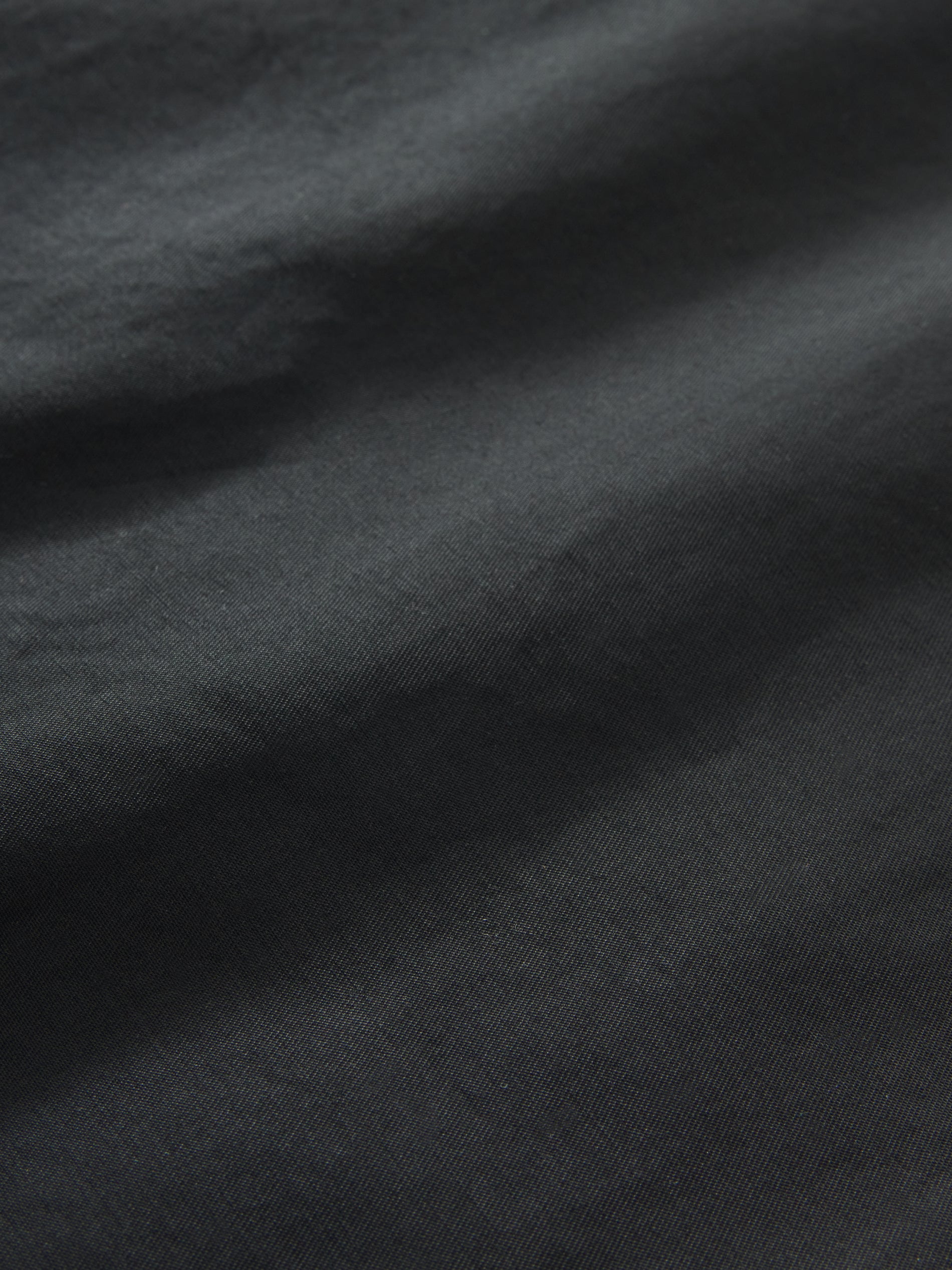 Holin Coated Cotton Coat in Black
