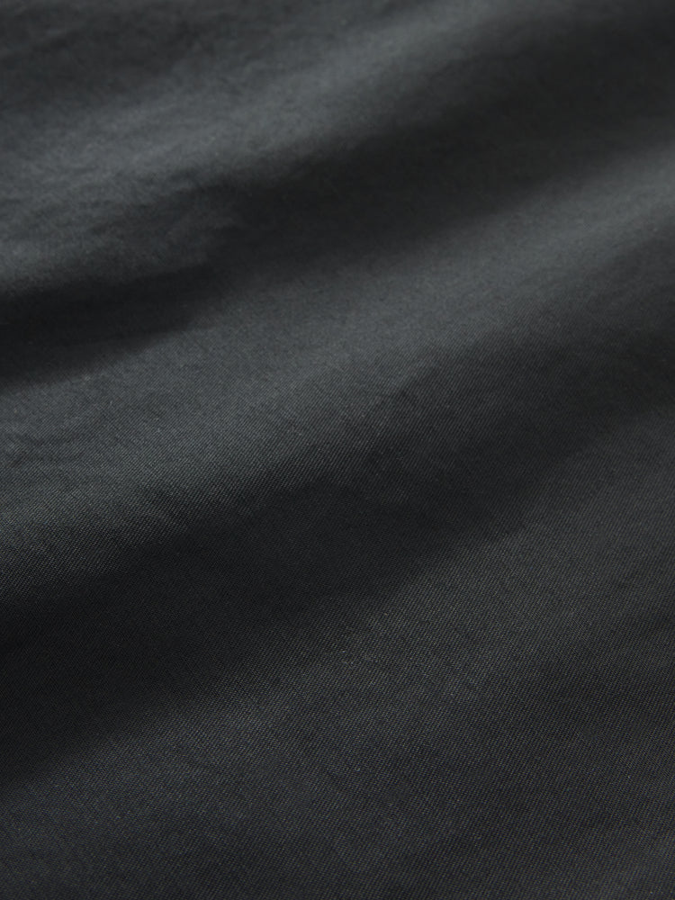 Holin Coated Cotton Coat in Black