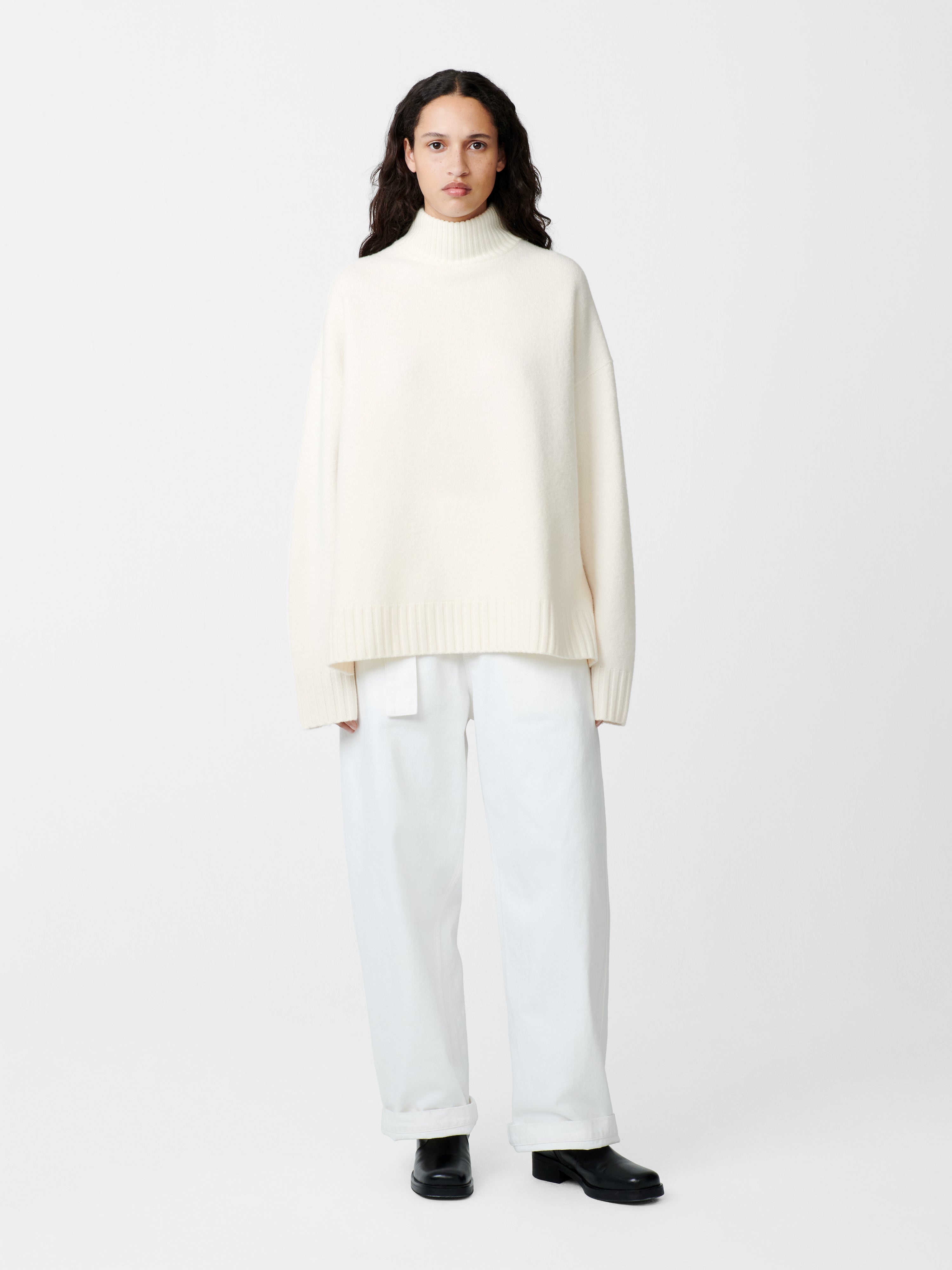 【O】STUDIO NICHOLSON 長袖薄手ニット HOZUSNW-