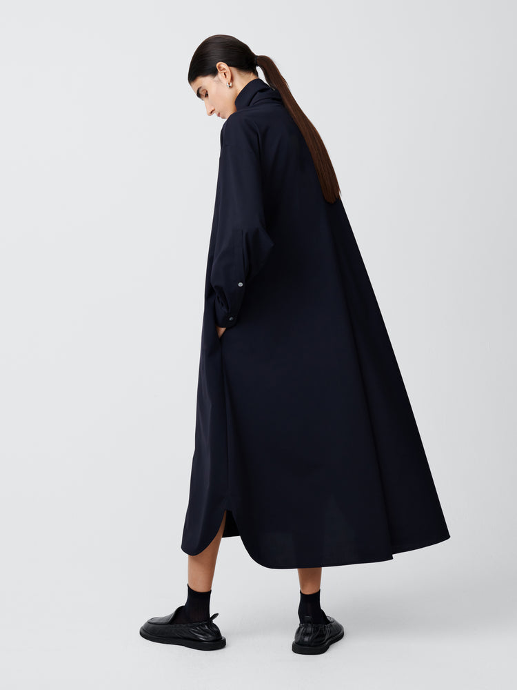 Hurn Dress in Darkest Navy