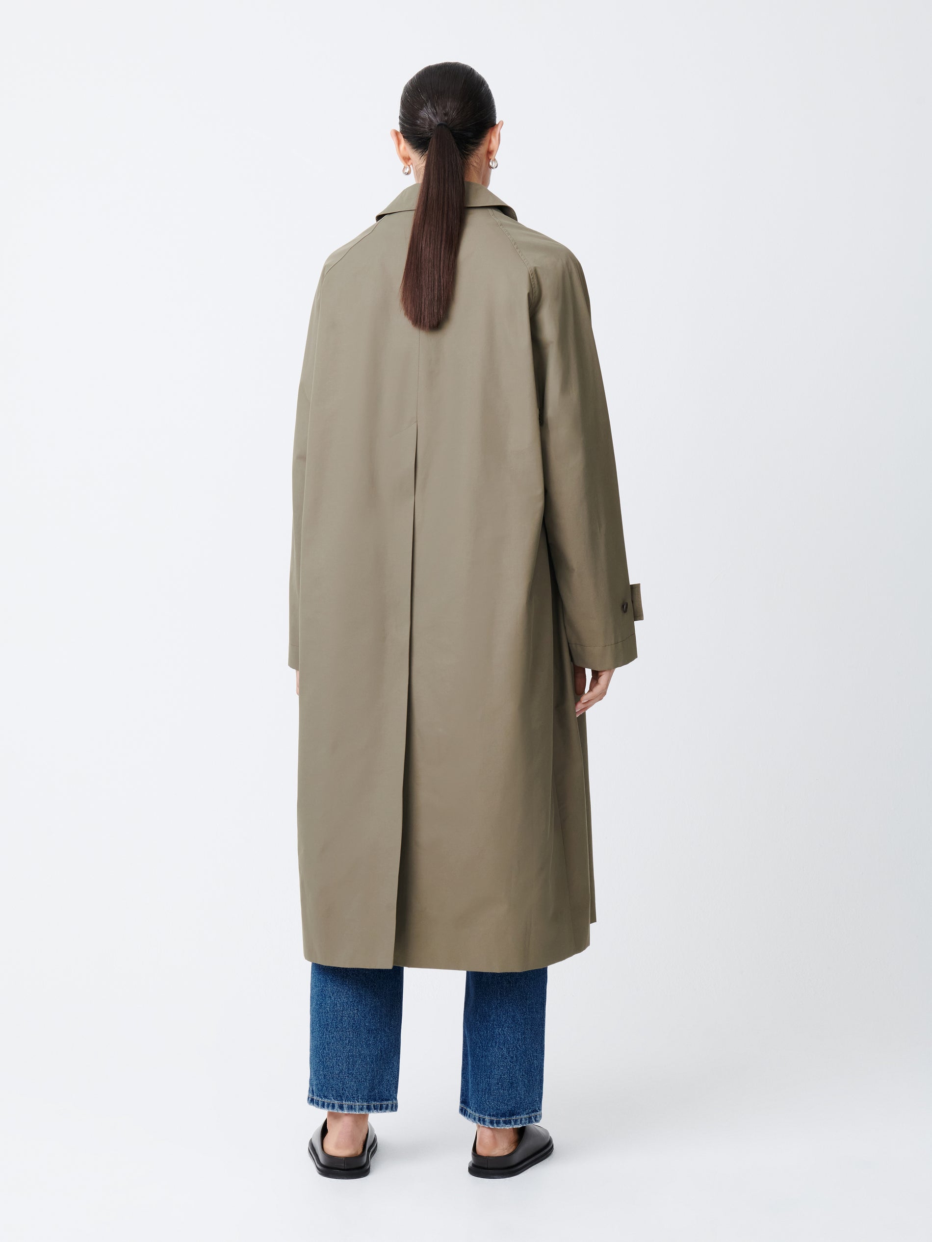 Holin Technical Cotton Coat in Dark Dusk - Studio Nicholson