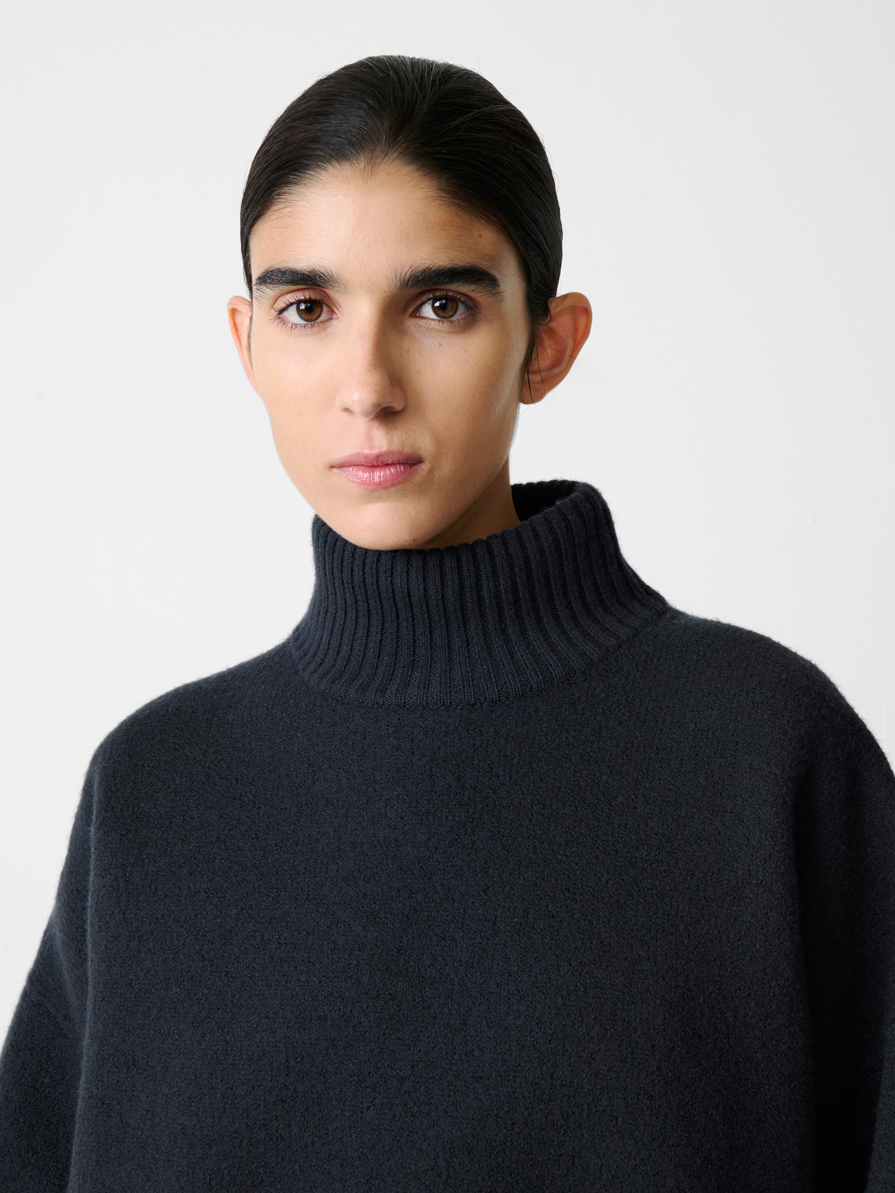 Hozu Knit in Pewter | Turtleneck Jumper | Studio Nicholson