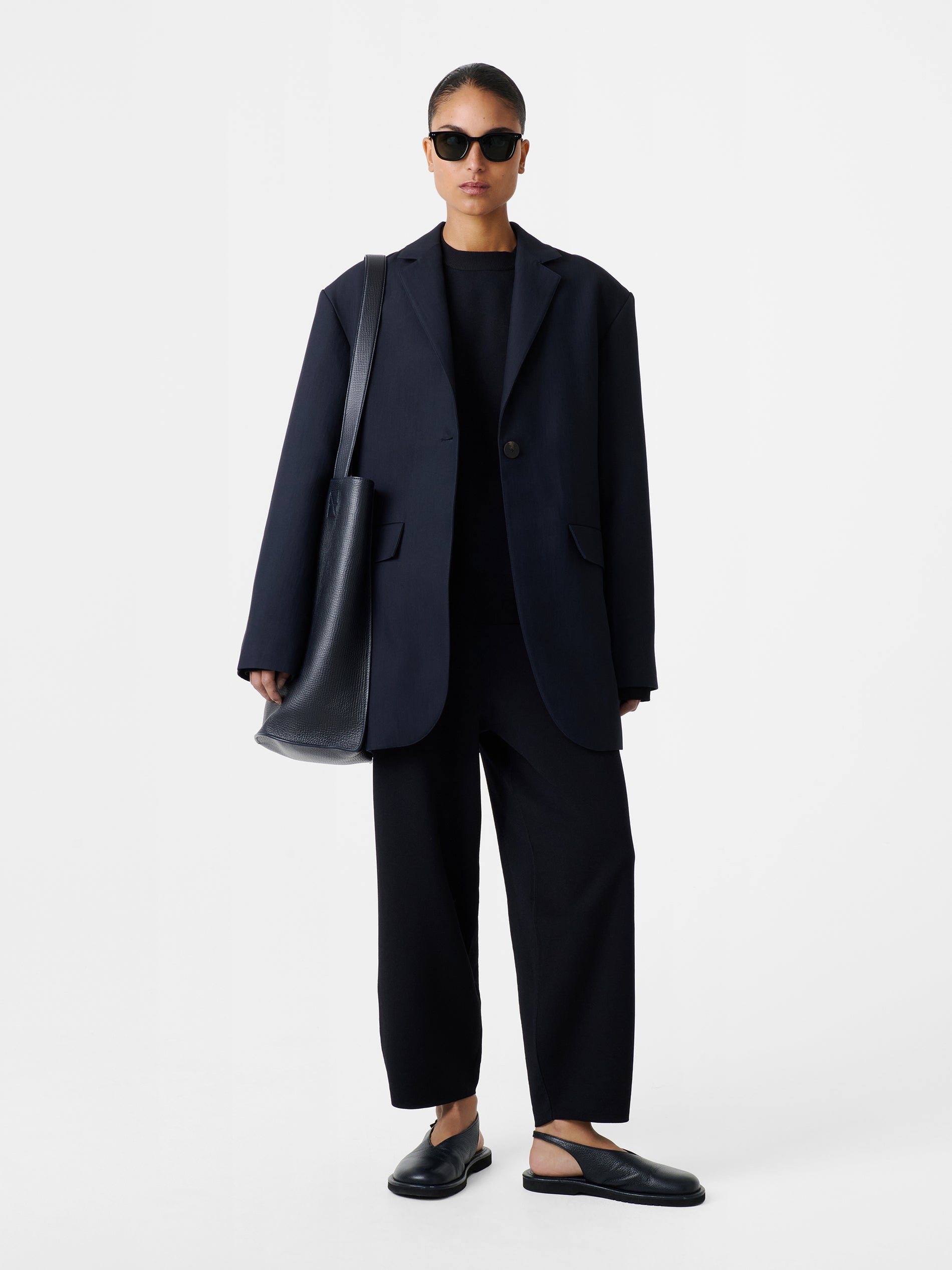 Idro Knit in Darkest Navy - Studio Nicholson