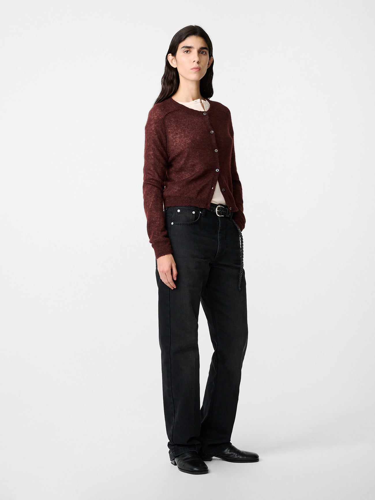 Iska Knit in Mulberry - Studio Nicholson
