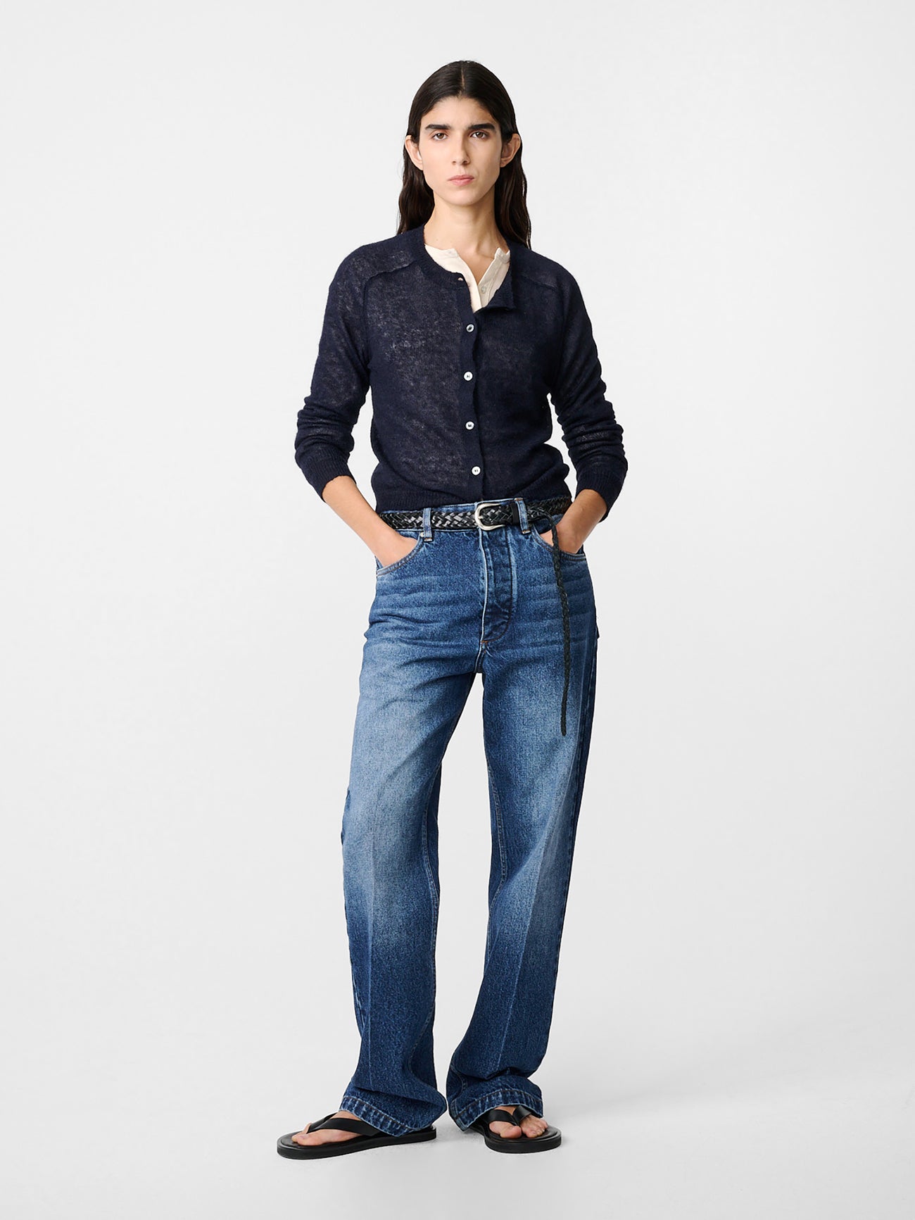 Iska Knit in Navy - Studio Nicholson