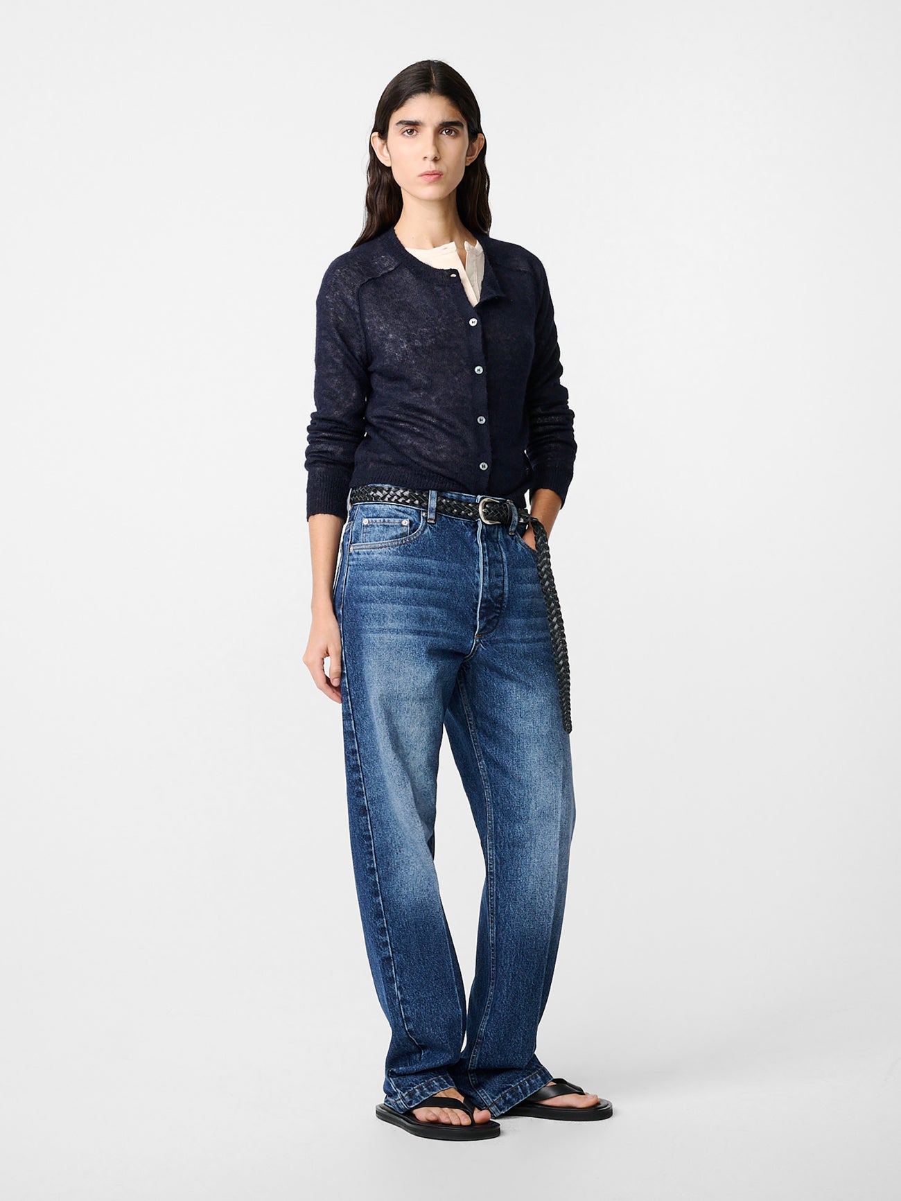 Iska Knit in Navy - Studio Nicholson