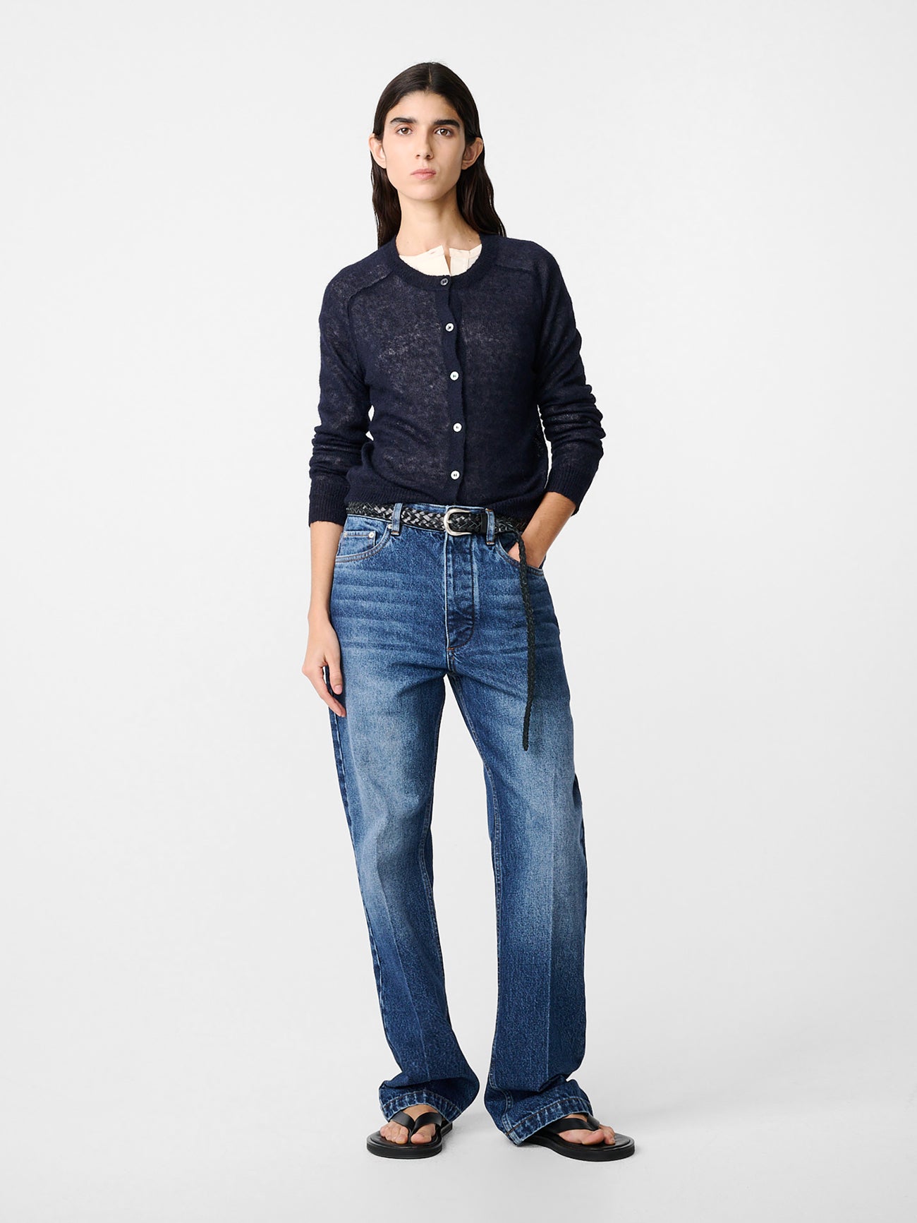 Iska Knit in Navy - Studio Nicholson