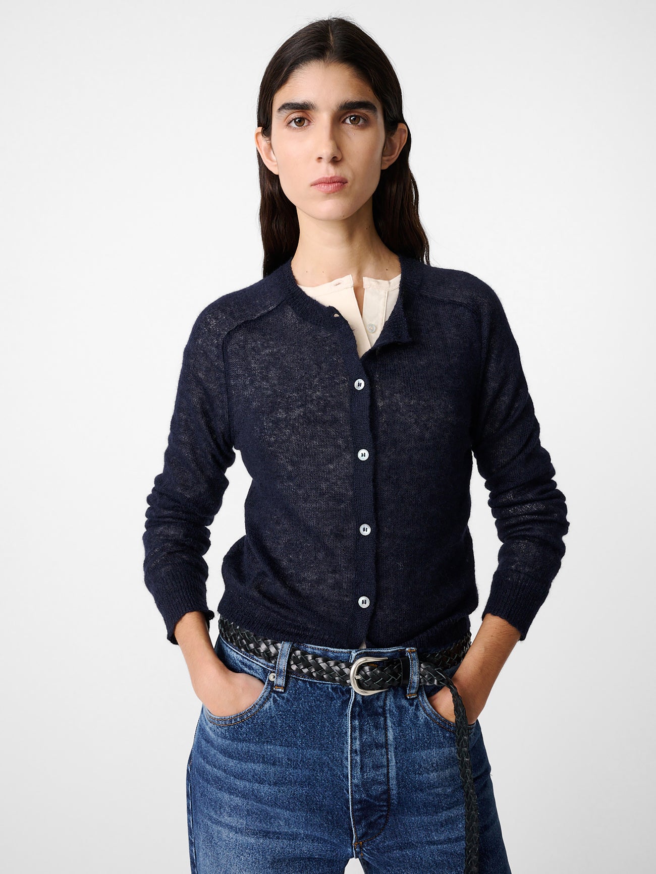 Iska Knit in Navy - Studio Nicholson