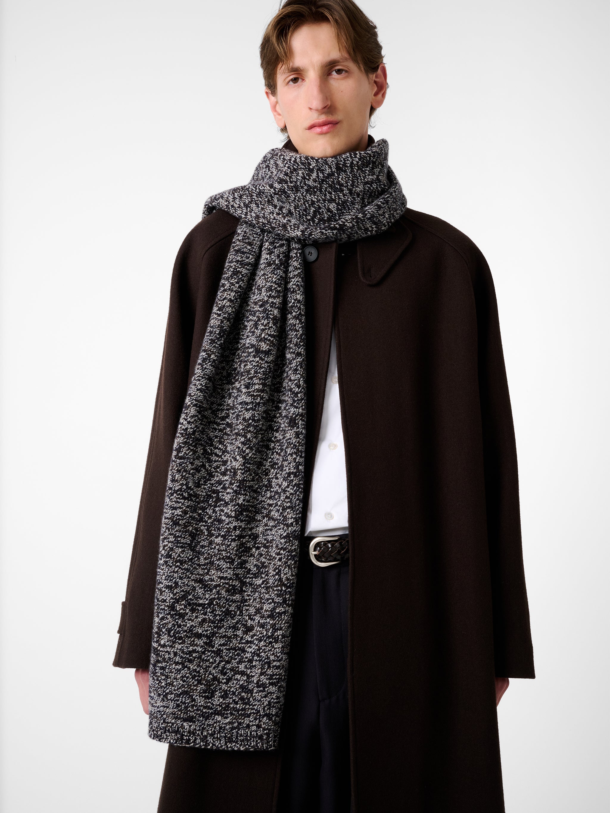 小物 STUDIO NICHOLSON DOUBLE FACED WOOL SCARF 小物 STUDIO NICHOLSON DOUBLE FACED WOOL SCARF 小物 STUDIO