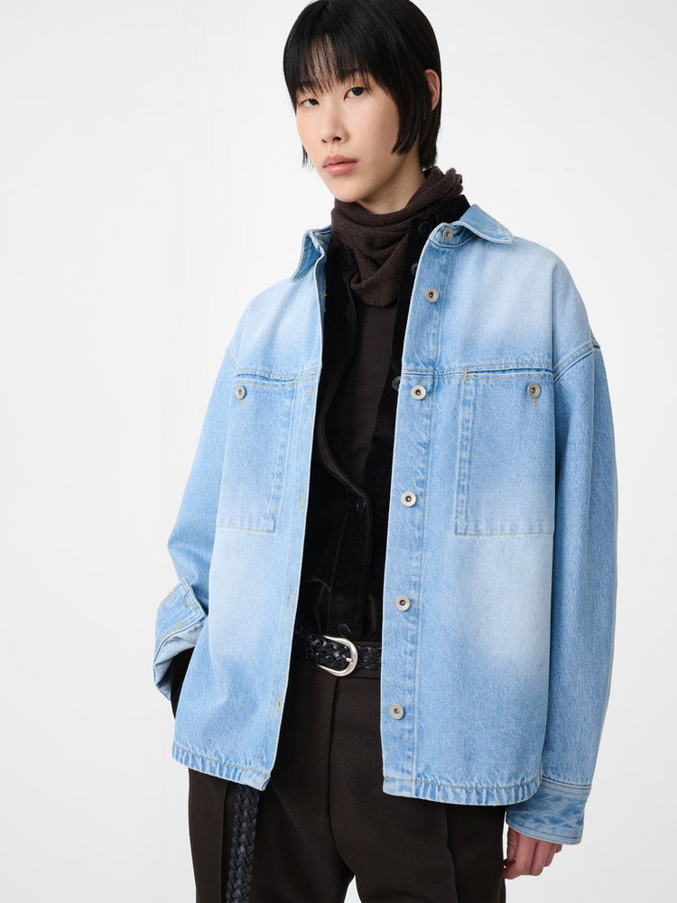 Joris Denim Shirt in Bleached Wash