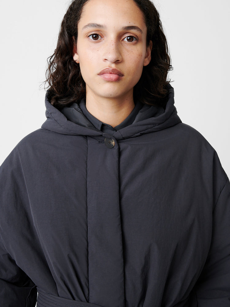 Kariba Ecodown Coat in Darkest Navy