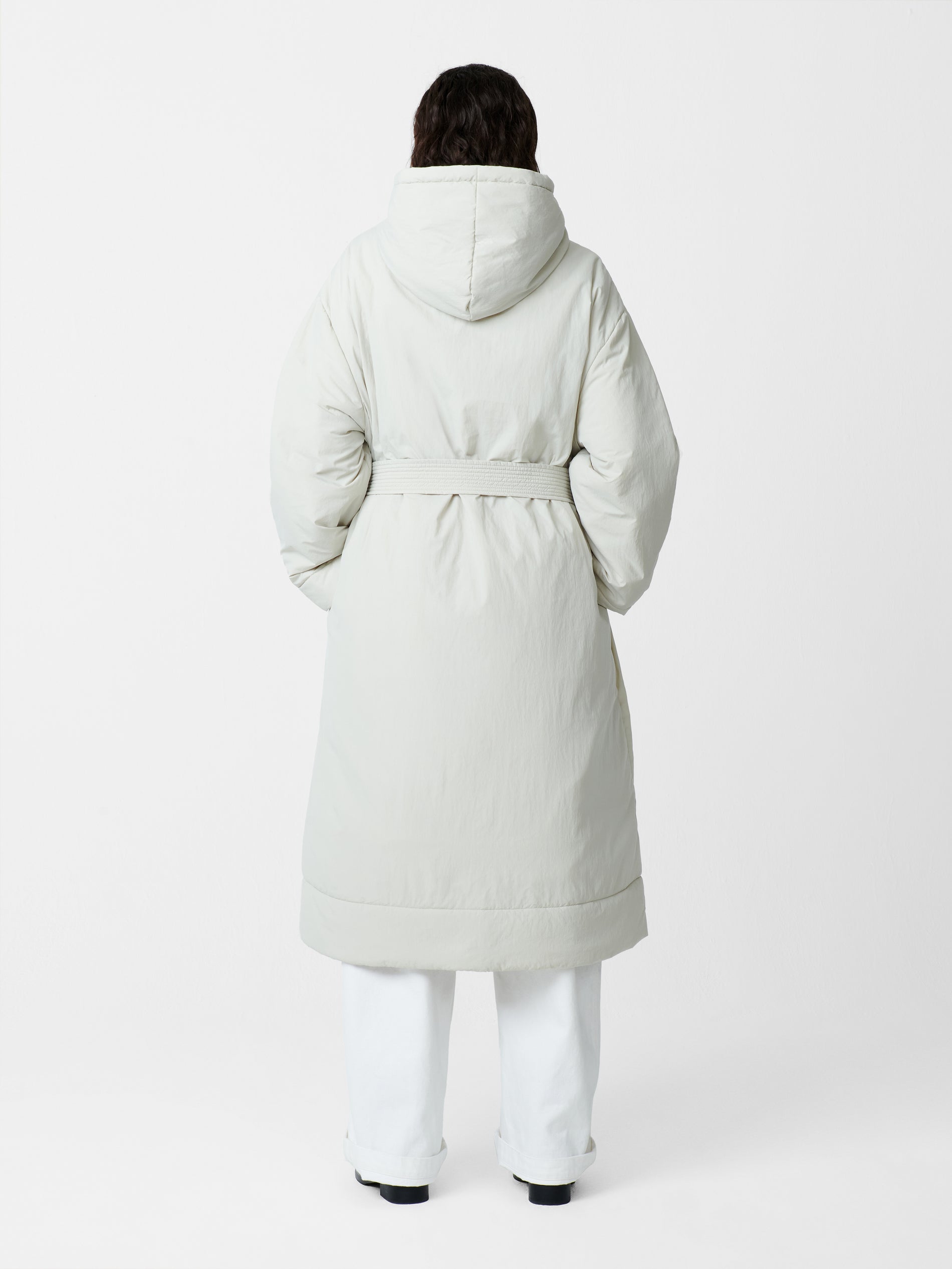 Kariba Ecodown Coat in Dove - Studio Nicholson
