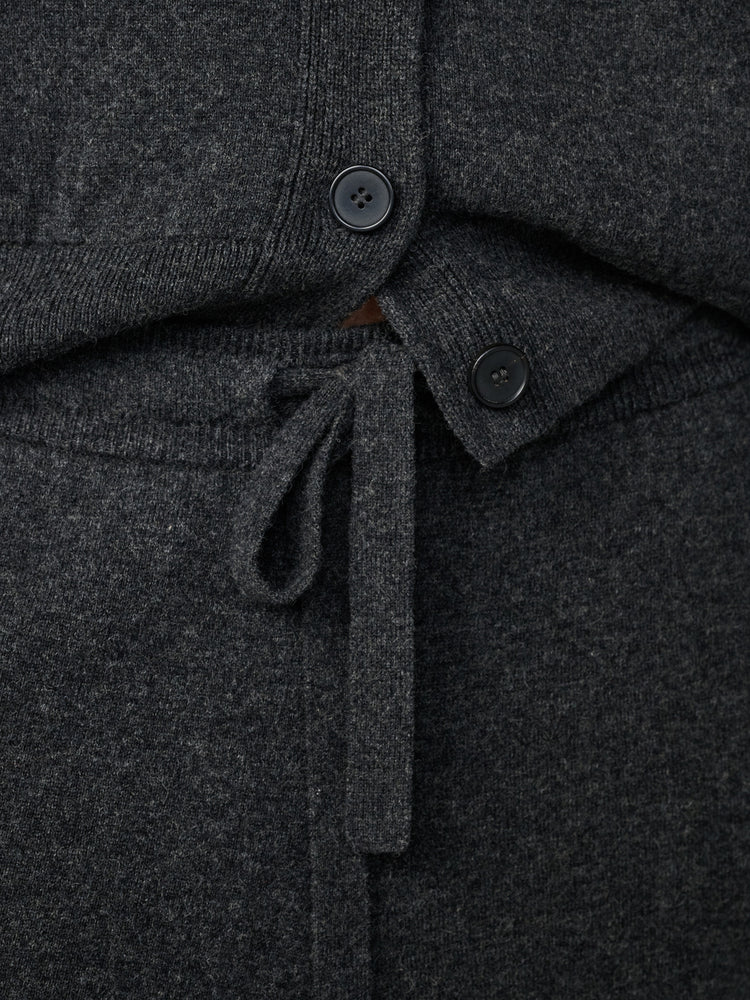 Karlin Drawstring Pant in Charcoal