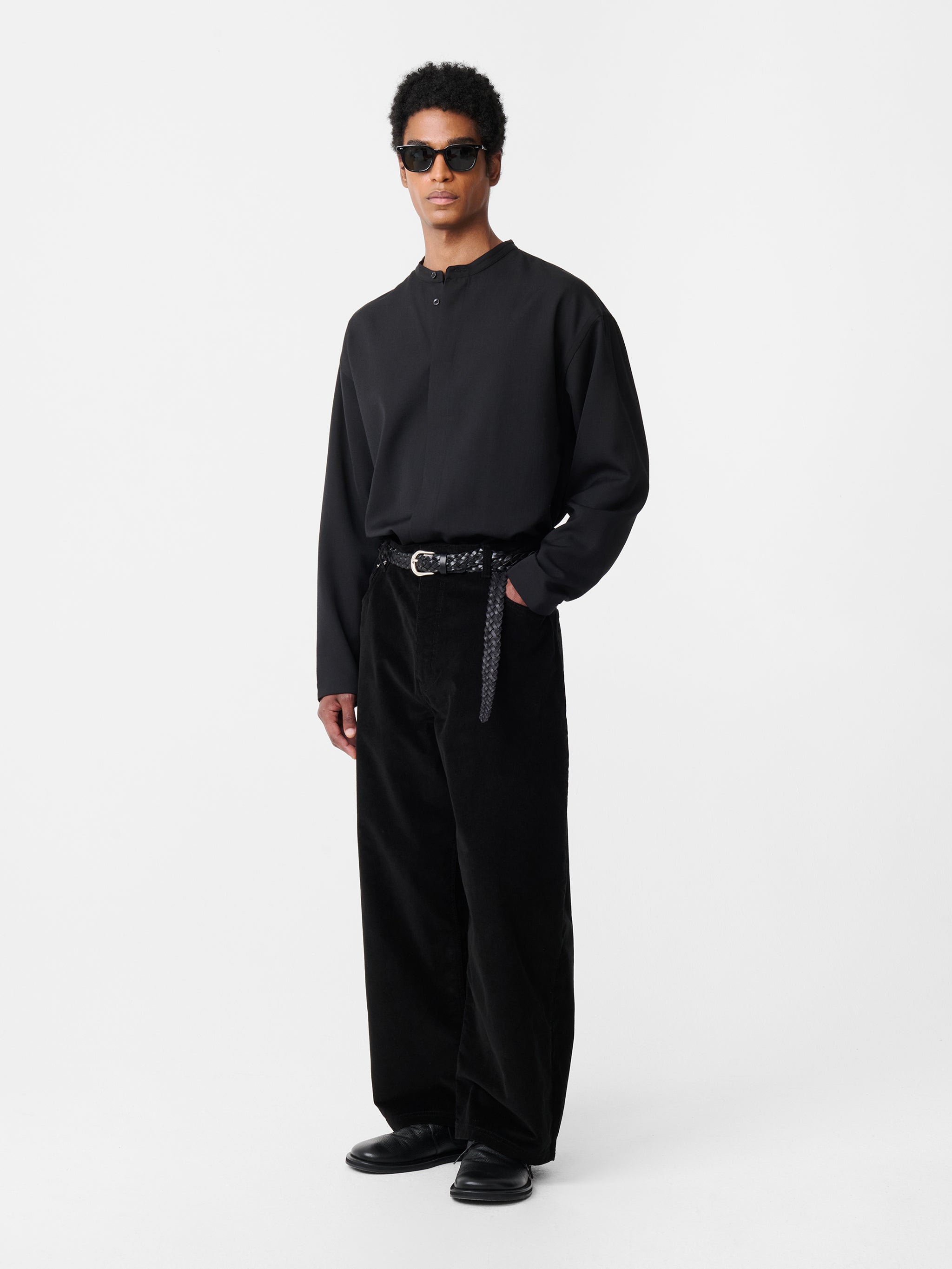 Karst Shirt in Black – Studio Nicholson