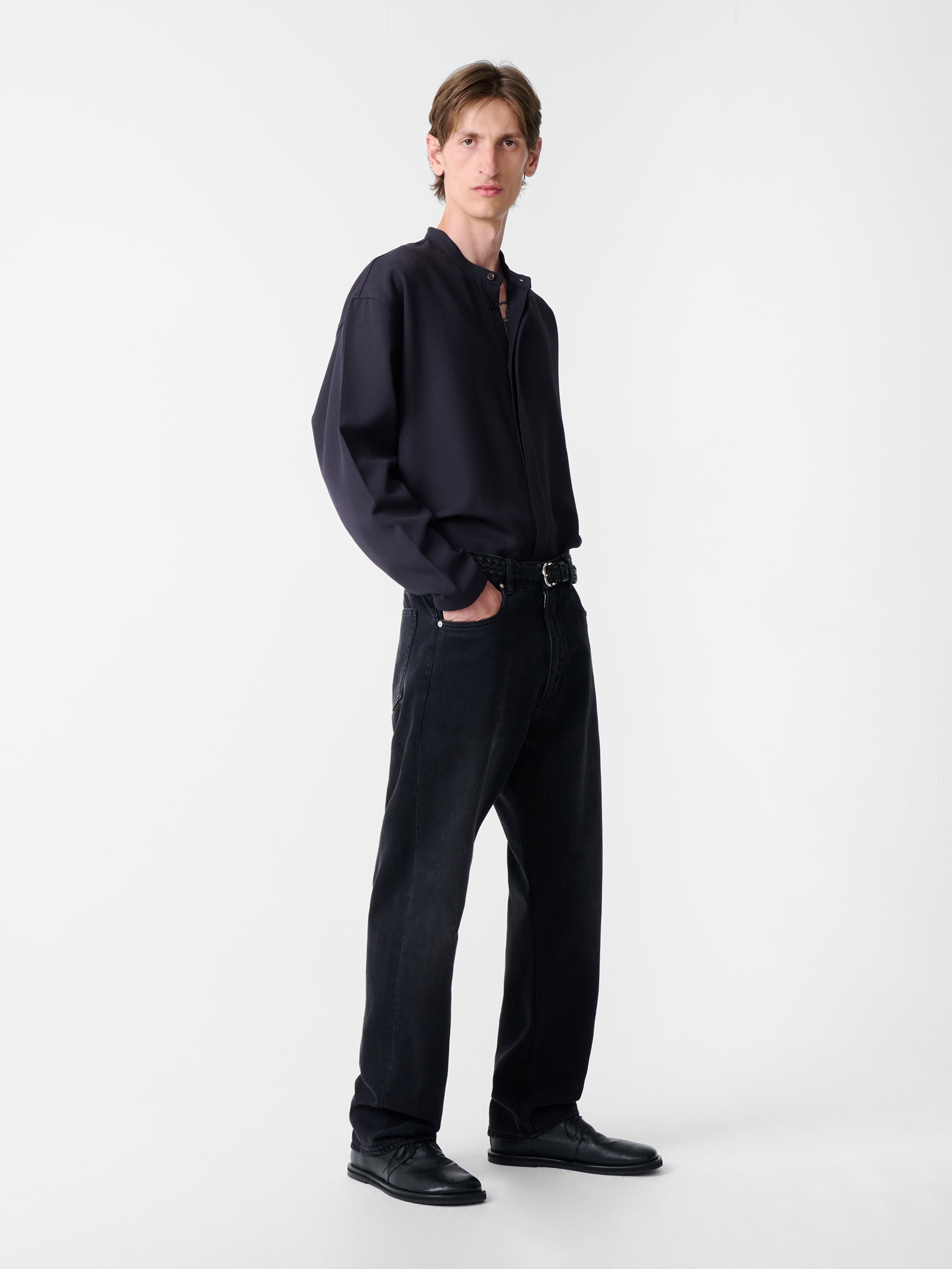 Karst Shirt in Pewter – Studio Nicholson