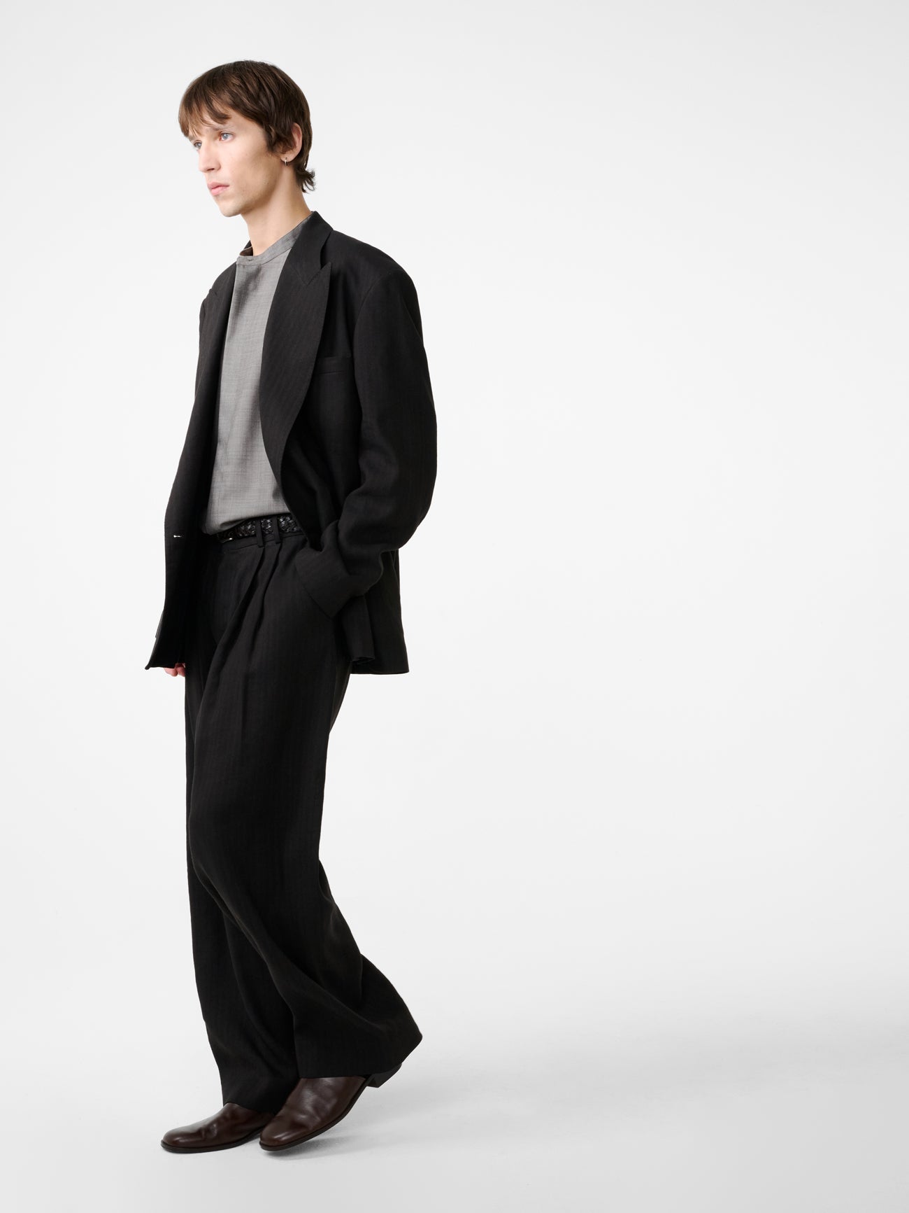 Karst Shirt in Warm Grey - Studio Nicholson