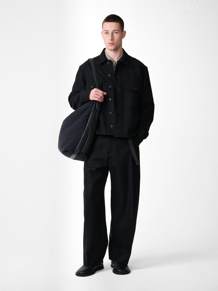 Kelver Wool Jacket in Black