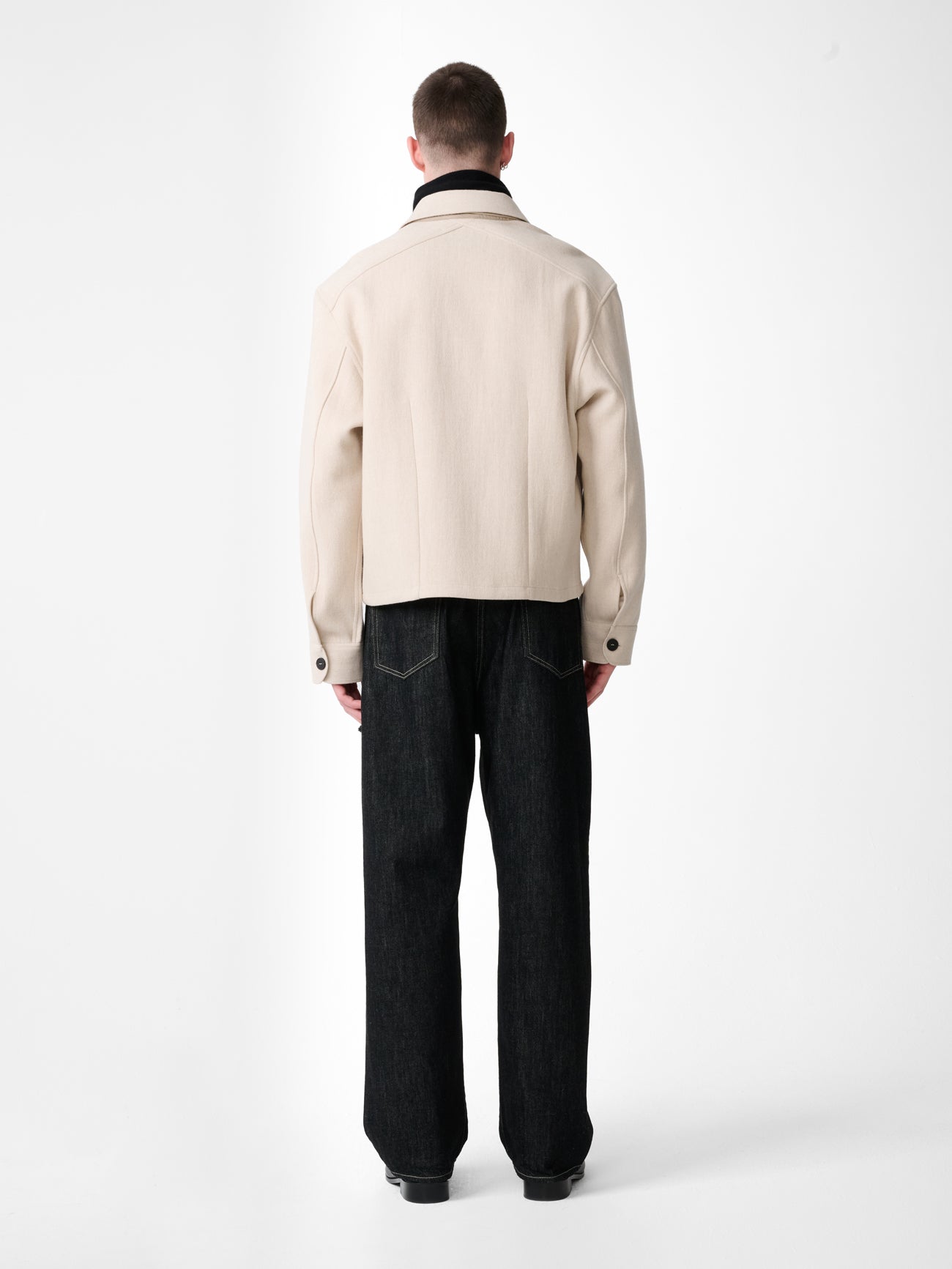 Kelver Wool Jacket in Feather