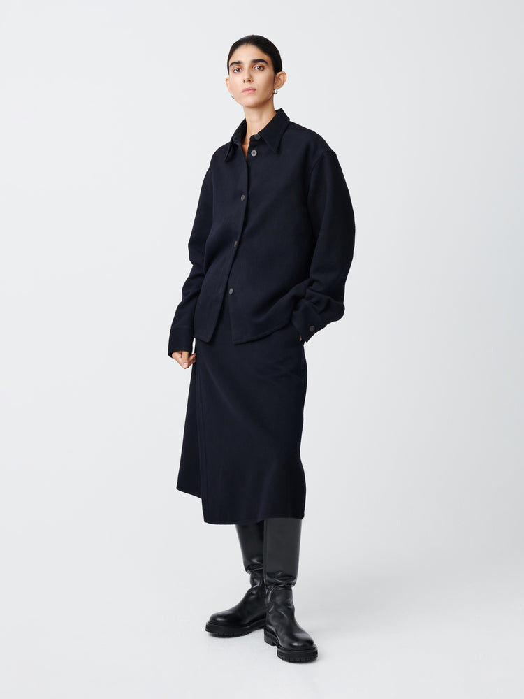 Kisale Shirt in Darkest Navy