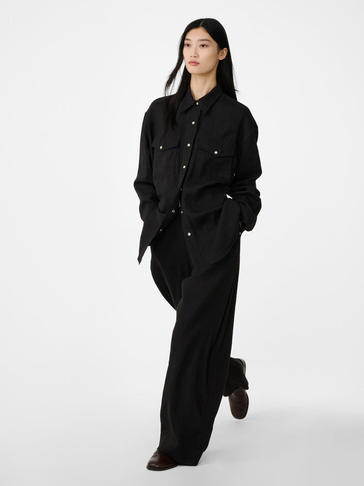 Krauss Shirt in Espresso - Studio Nicholson