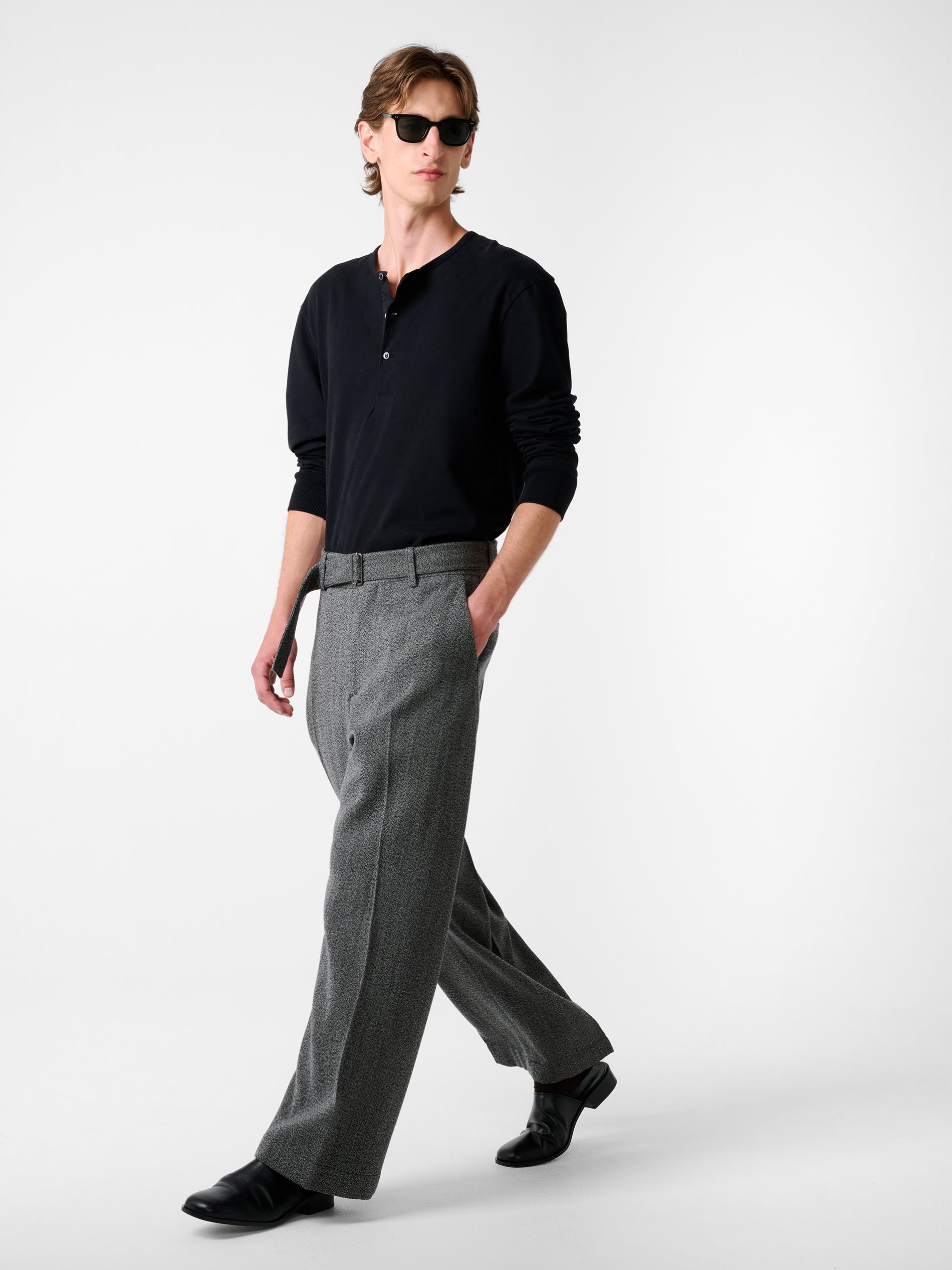 Men's Barlow Shoe in Black - Studio Nicholson
