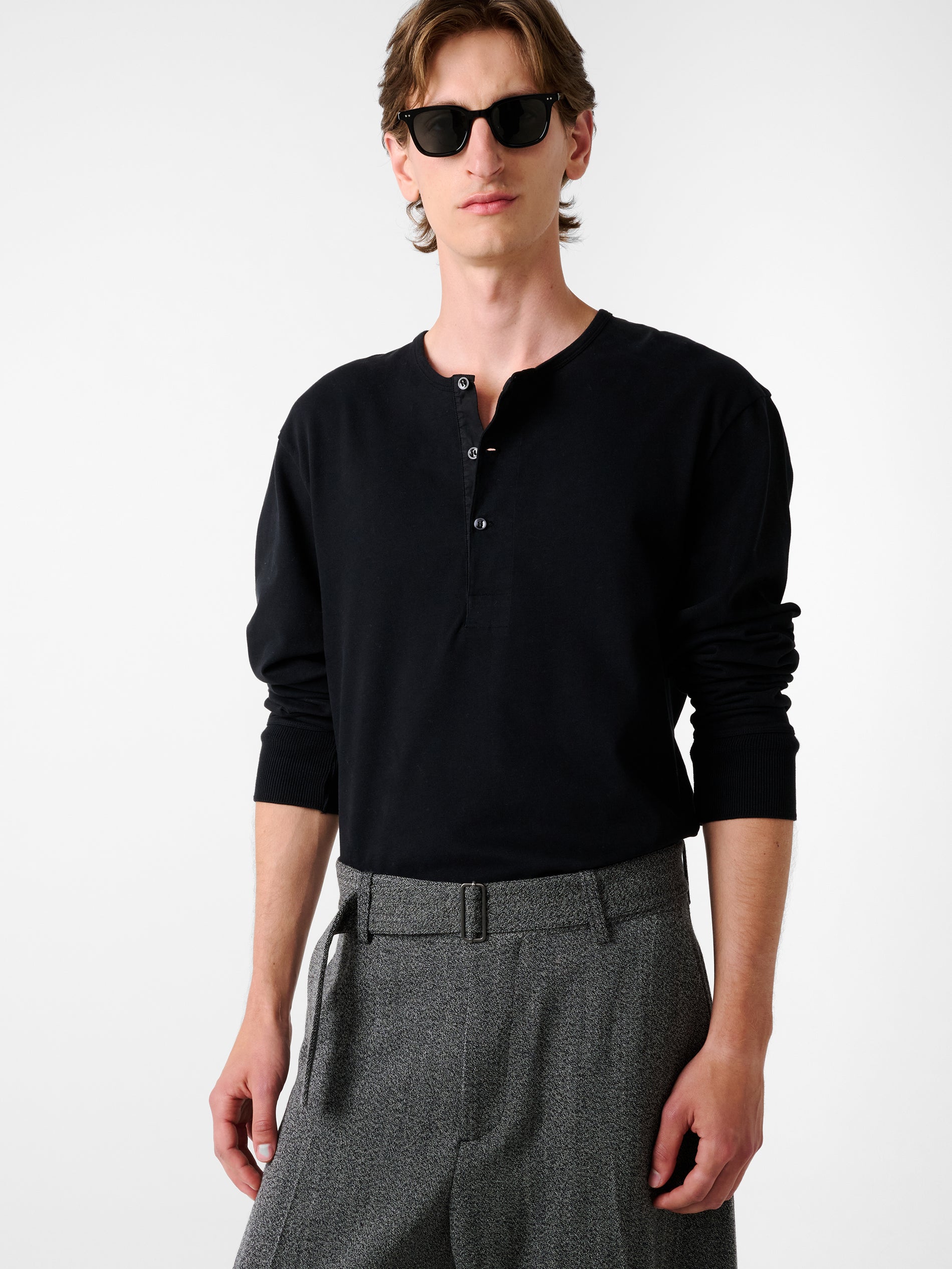 Kuyto Long Sleeve Jersey in Black