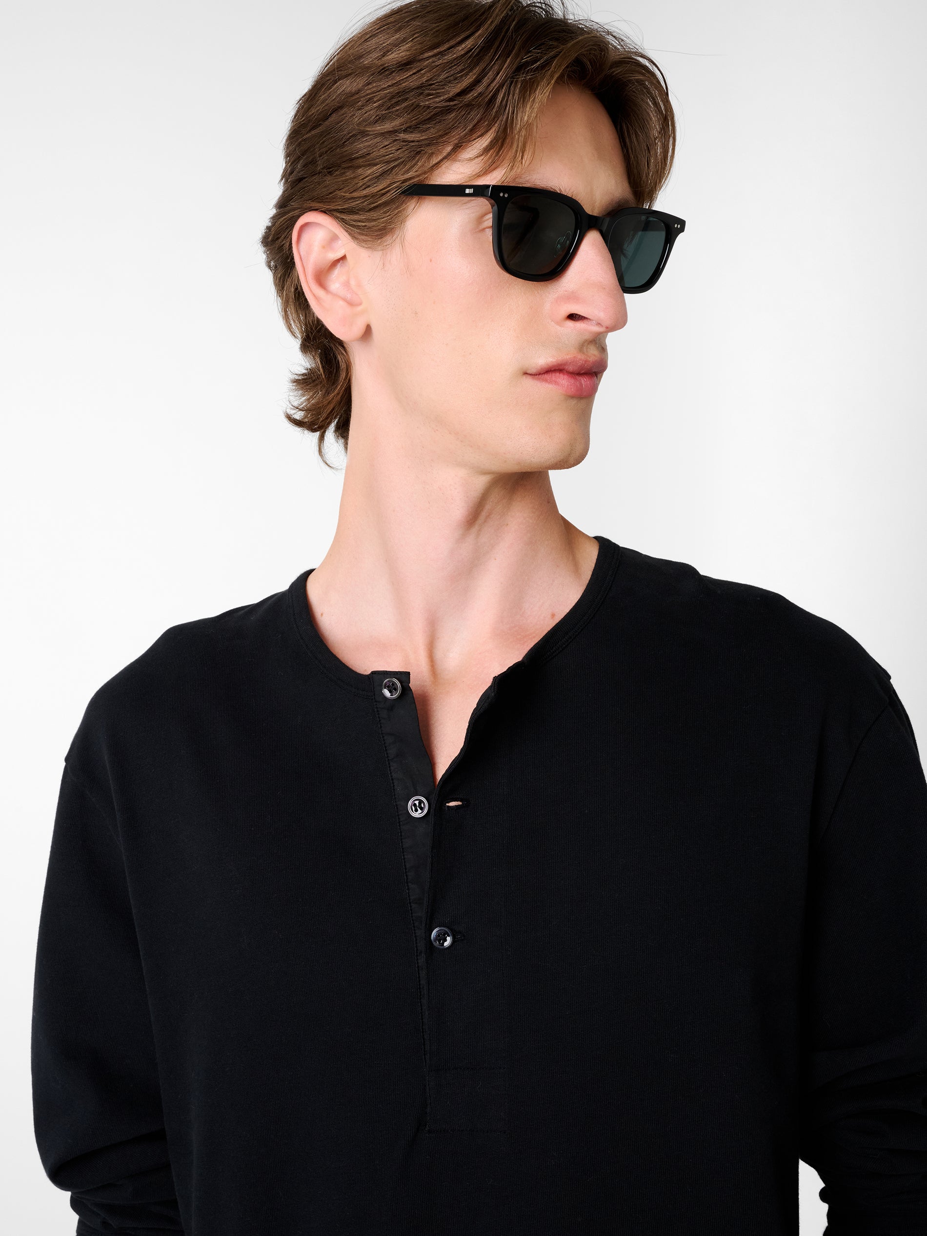 Kuyto Long Sleeve Jersey in Black