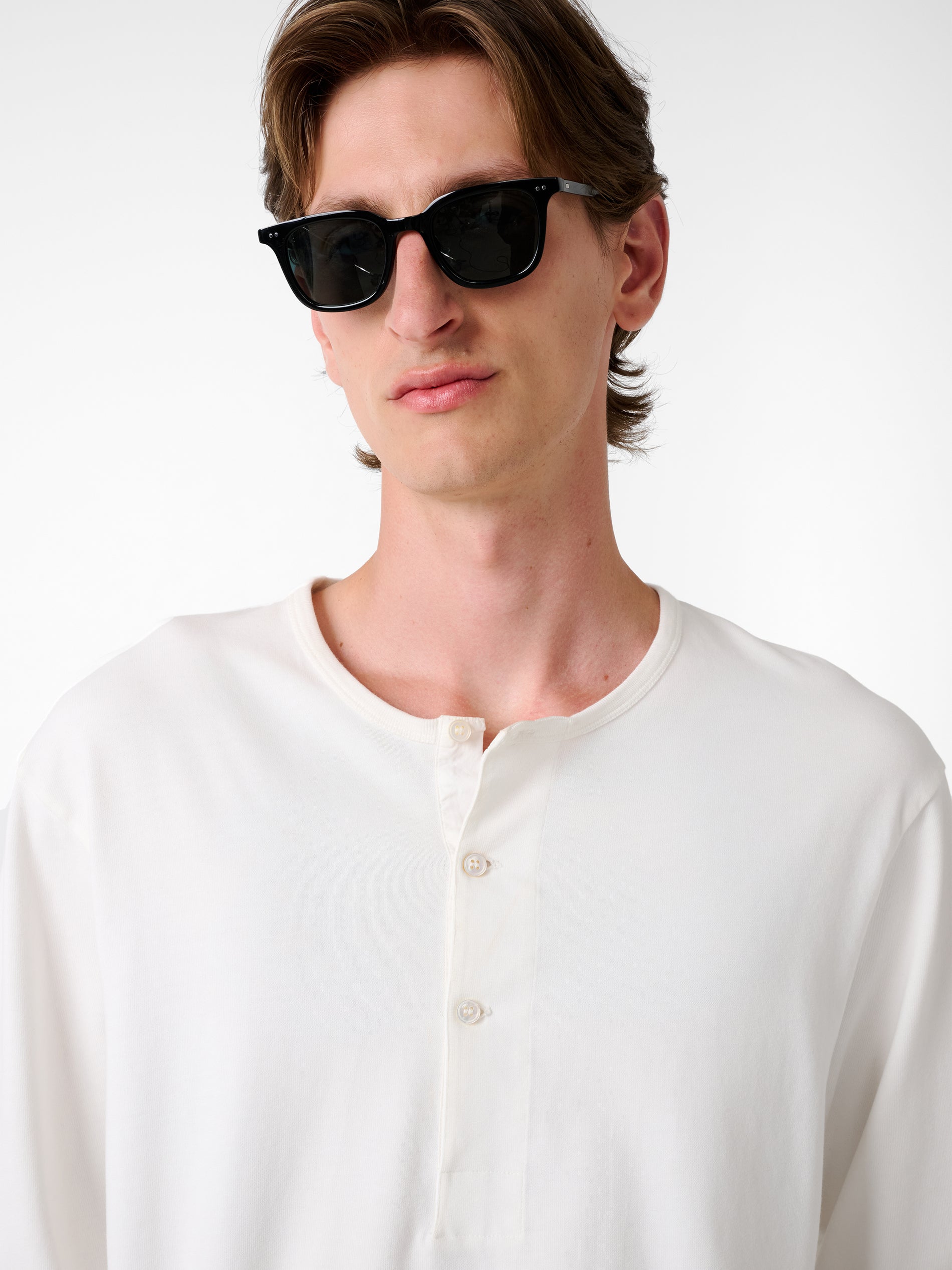Kuyto Jersey in Parchment - Studio Nicholson