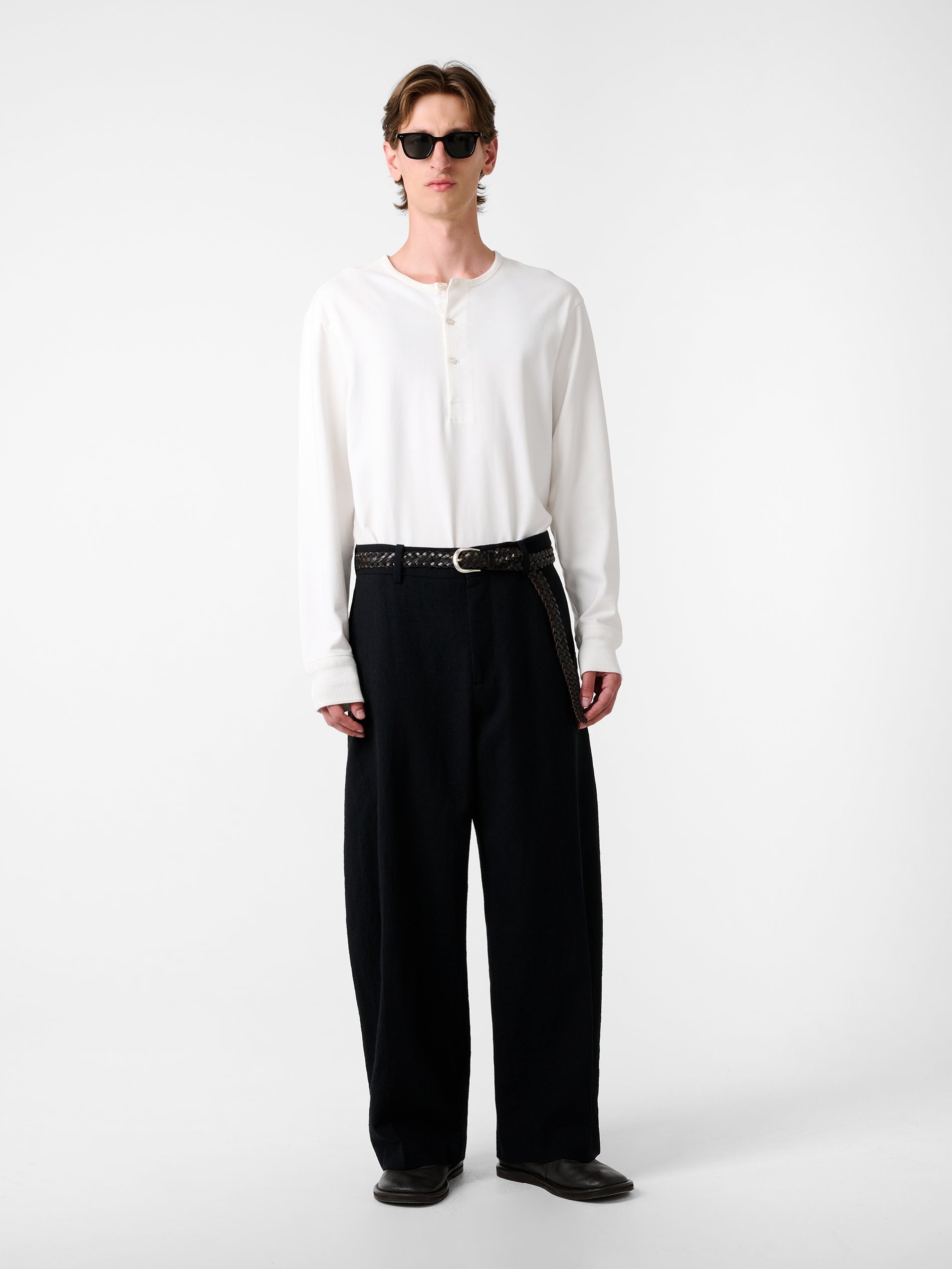 Kuyto Jersey in Parchment - Studio Nicholson