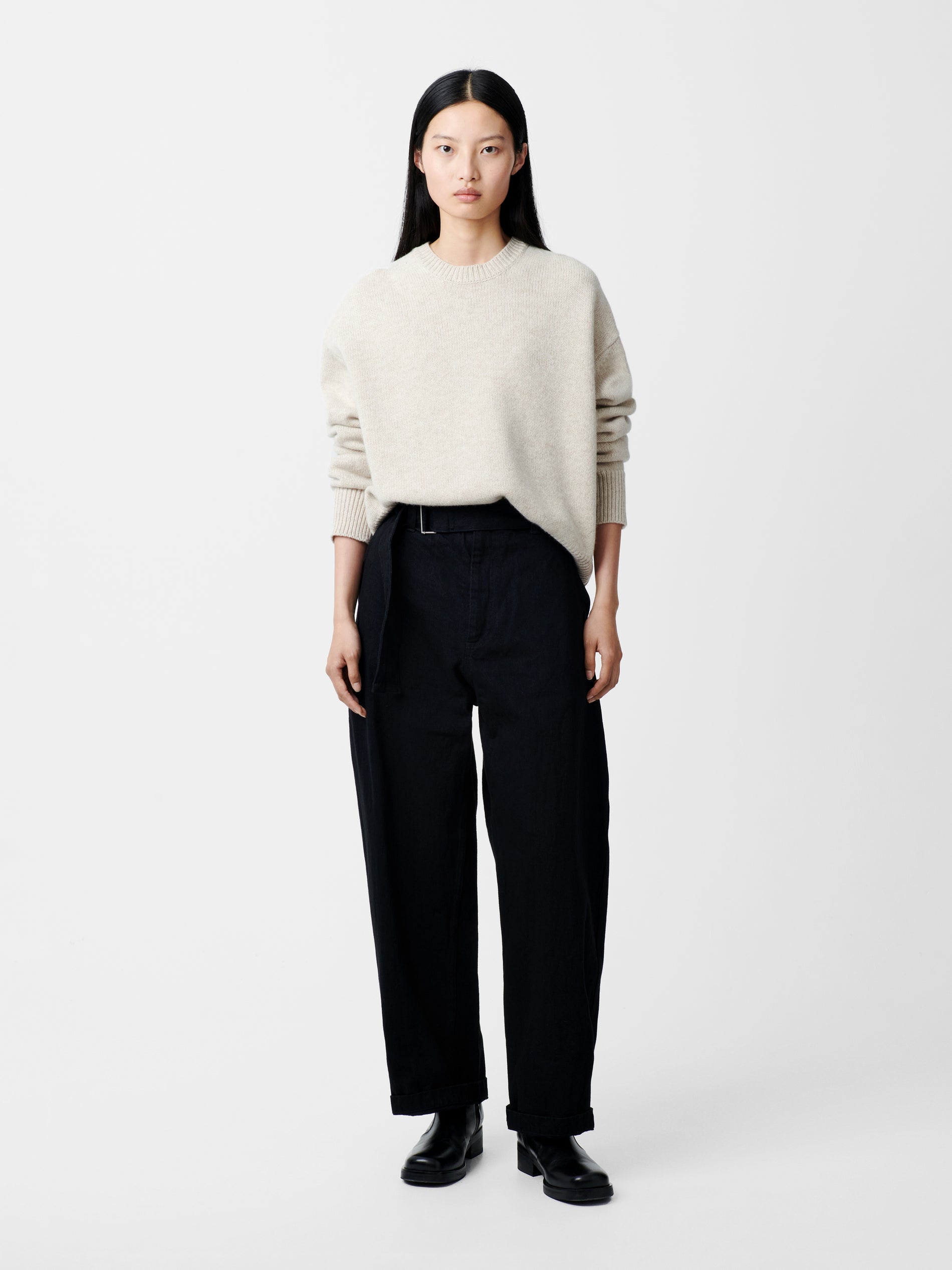 Lago Knit in Linen - Studio Nicholson