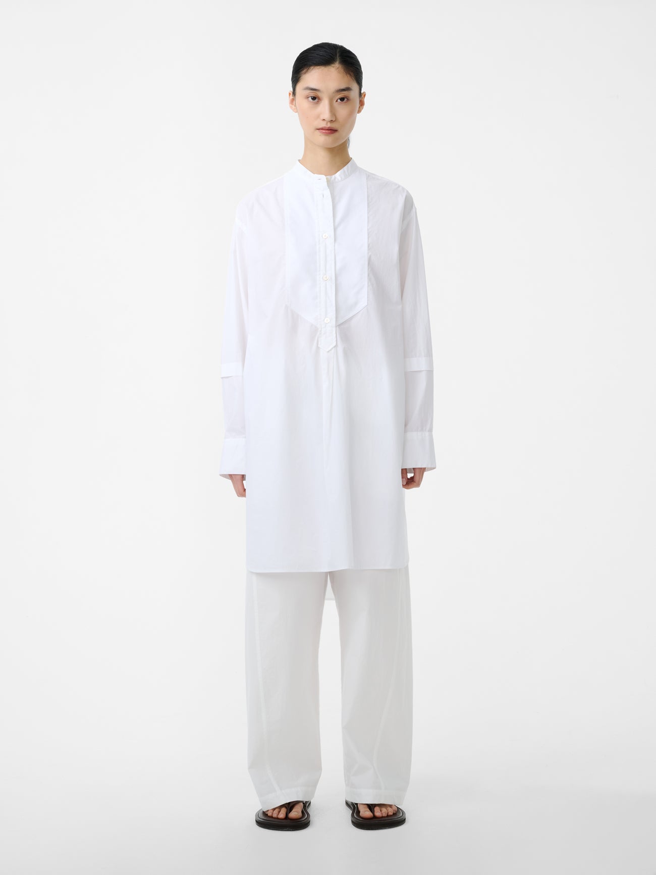 Lalon Dress in White - Studio Nicholson